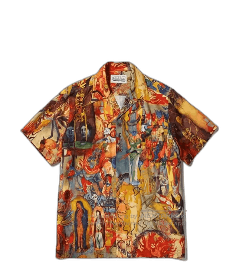 Wacko Maria Wacko Maria 18SS Mural Hawaiian Shirt Size US S / EU 44-46 / 1 - 1 Thumbnail