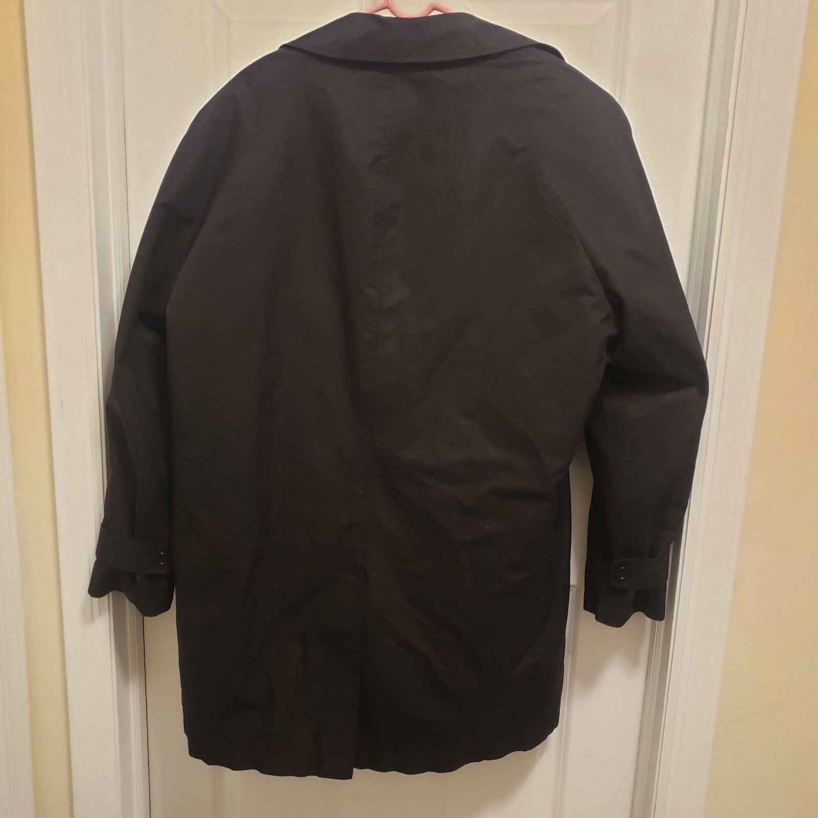 Tom James Tom James MidLength Raincoat Removable Quilted Liner Black Size US XXL / EU 58 / 5 - 15 Thumbnail