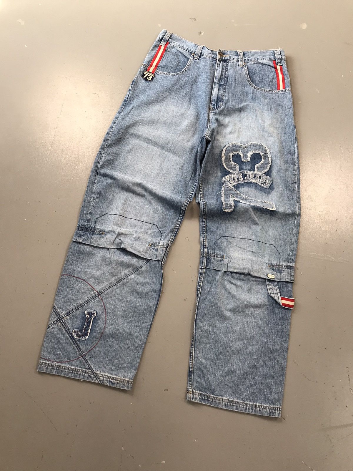 Pepe Jeans × Vintage vintage Pepe jeans SpellOut distressed embroidered denim Size US 34 / EU 50 - 1 Thumbnail