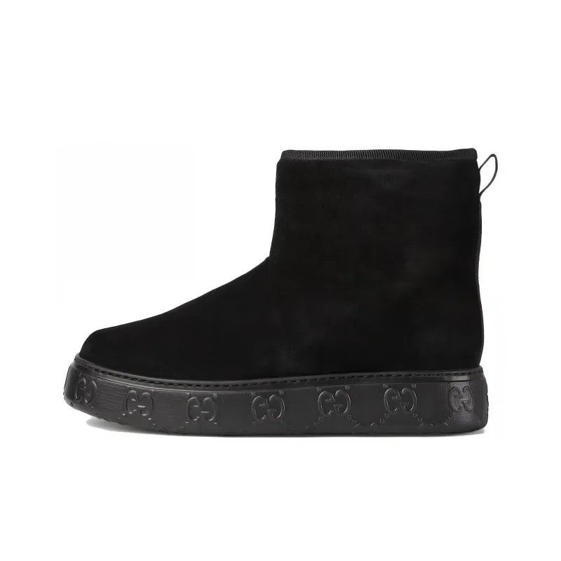 Gucci o1s1wg110425 Women's Ankle Boots in Black Size US 7.5 / IT 37.5 - 2 Thumbnail