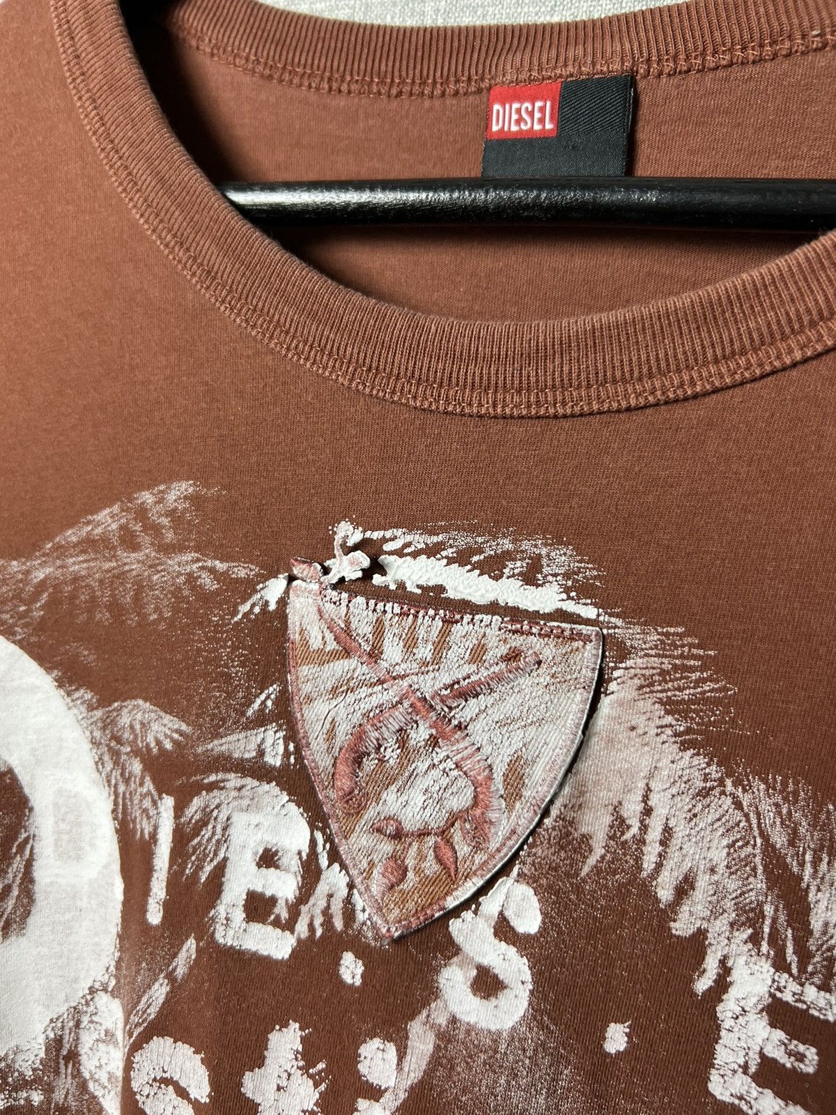 Diesel × Vintage Y2K Diesel Destination Unknown Graphic Big Logo Long Sleeve Size US XL / EU 56 / 4 - 6 Thumbnail