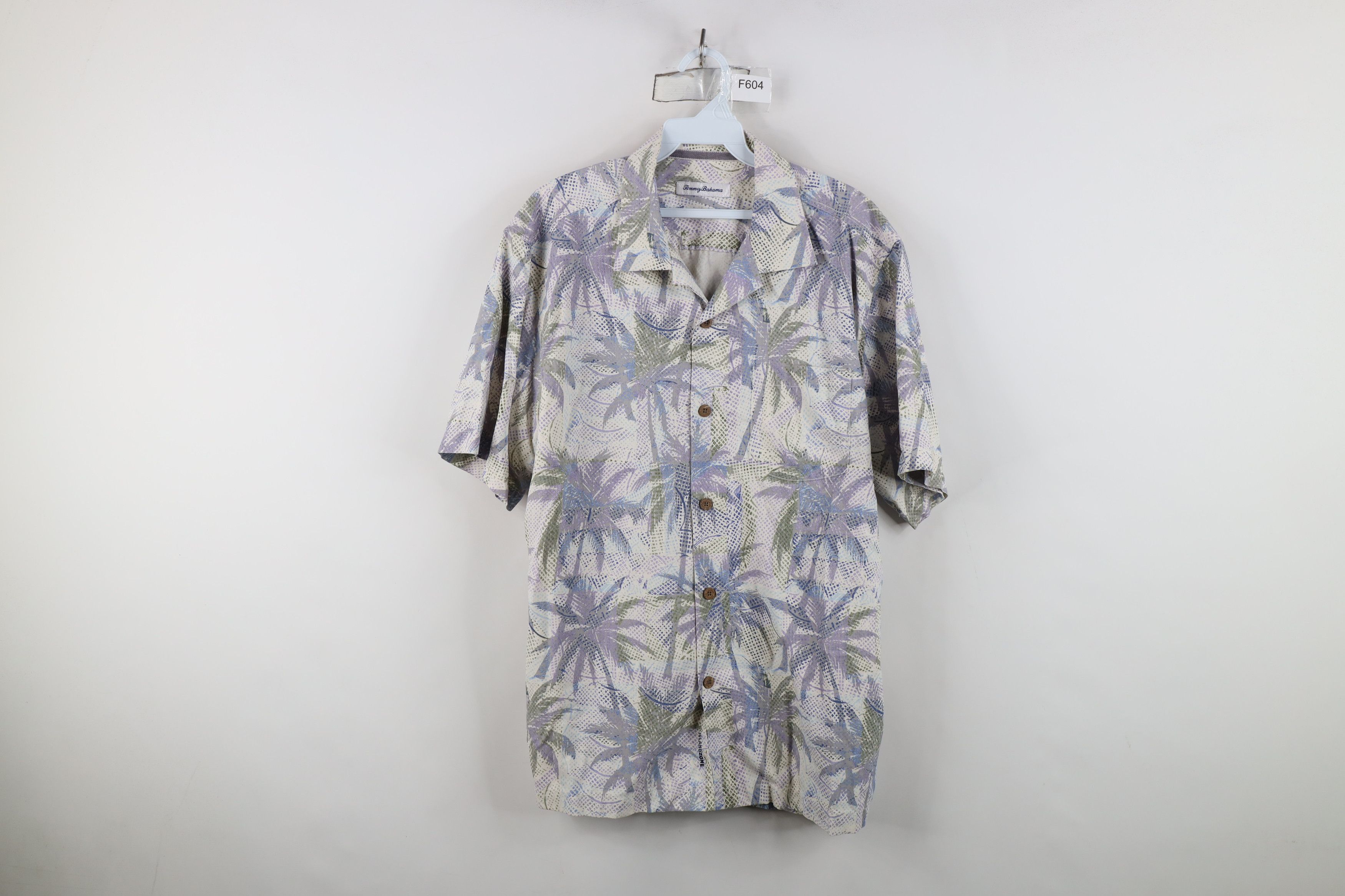Tommy Bahama Tommy Bahama Looped Collar Palm Tree Collared Button Shirt Size US M / EU 48-50 / 2 - 1 Thumbnail