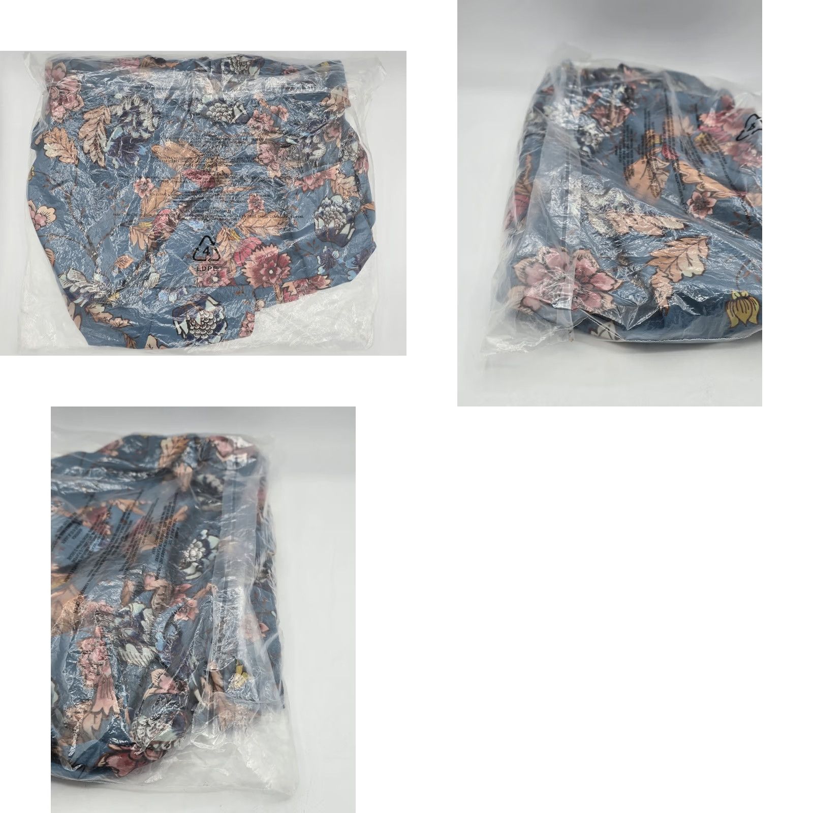 Steve Madden Steve Madden Saige Floral Peplum Top Cadet Blue Size XL Brand New BO304339 Size XL / US 12-14 / IT 48-50 - 8 Thumbnail