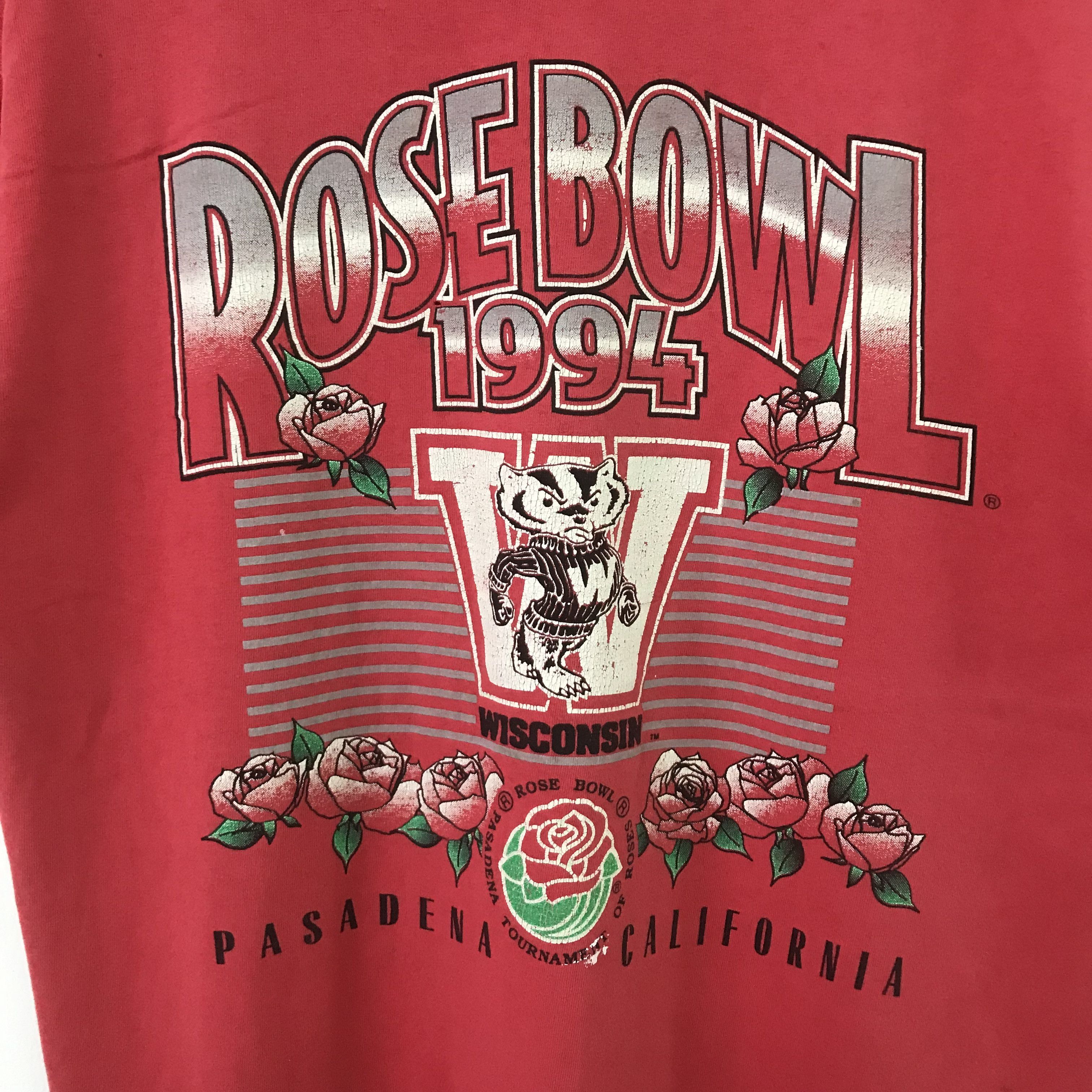 Logo 7 Vintage 90's Distressed Wisconsin Badgers Ncaa Tshirt Size US L / EU 52-54 / 3 - 3 Thumbnail