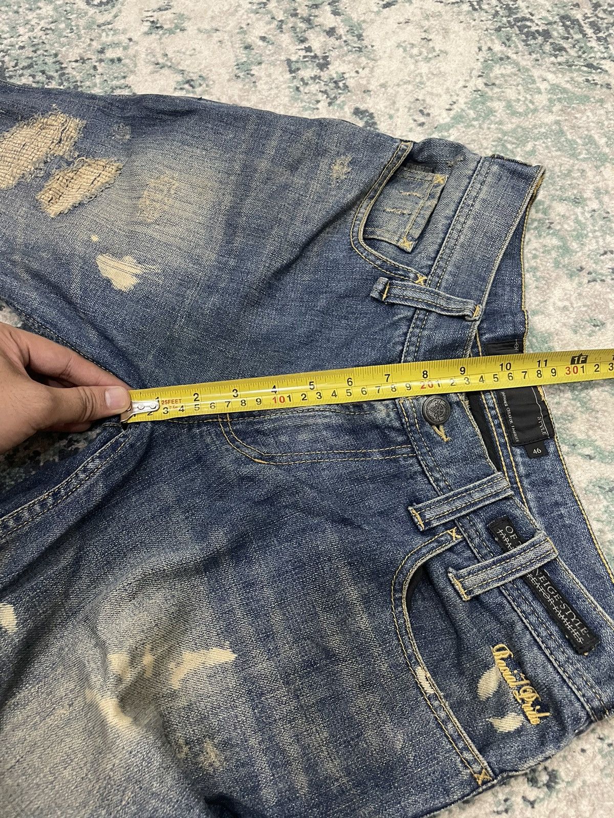Other Of The Neige Style Distressed Flare Denim Jeans Size US 32 / EU 48 - 25 Thumbnail