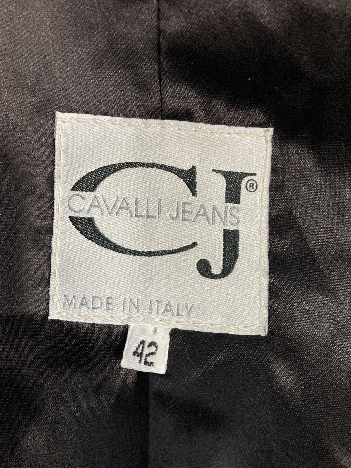 Roberto Cavalli Cavalli Jeans Faux Leather Fur Jacket Size US XS / EU 42 / 0 - 8 Thumbnail