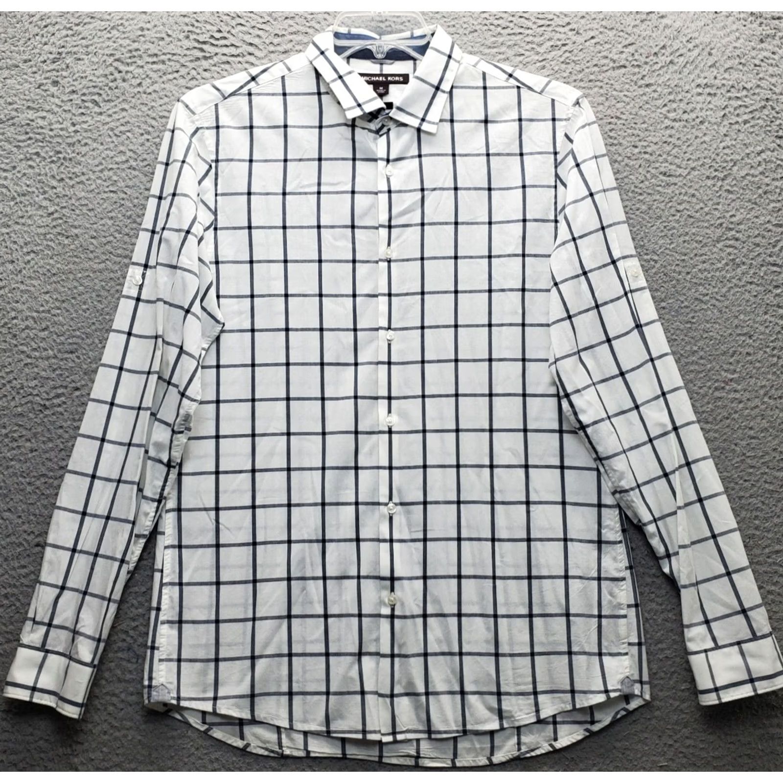Michael Kors Michael Kors Shirt Mens M Multicolor Plaid Long Sleeve Collared Button-Up Size US M / EU 48-50 / 2 - 2 Thumbnail