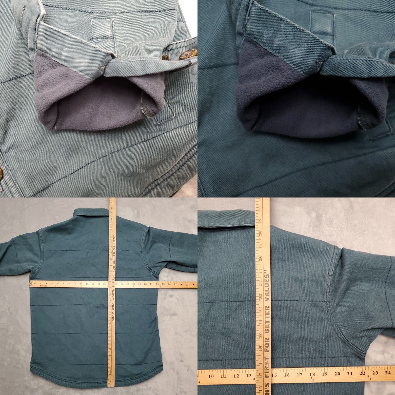 Vintage VINTAGE Big Sky Brewing Shirt Jacket Mens M Green Fleece Lined Heavyweight Twill Shacket Size US M / EU 48-50 / 2 - 8 Thumbnail