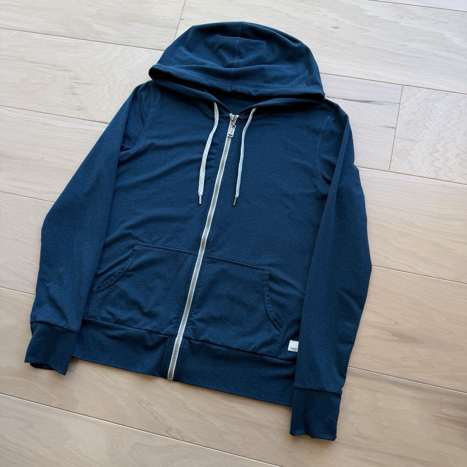 Vuori Vuori Halo Performance Hoodie XS Blue Full Zip Jacket Hooded Size XS / US 0-2 / IT 36-38 - 9 Thumbnail