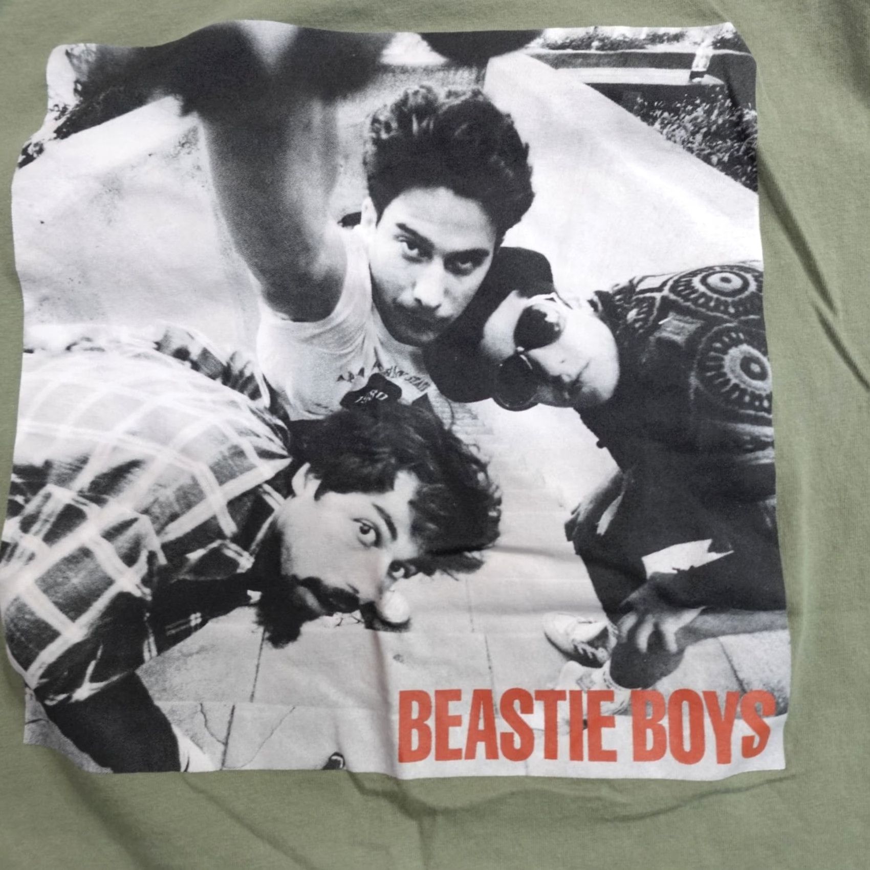 Gap VINTAGE Gap Beastie Boys Shirt M Green Crew Neck Short Sleeve Graphic Print Jersey Cotton Men Size US M / EU 48-50 / 2 - 2 Thumbnail