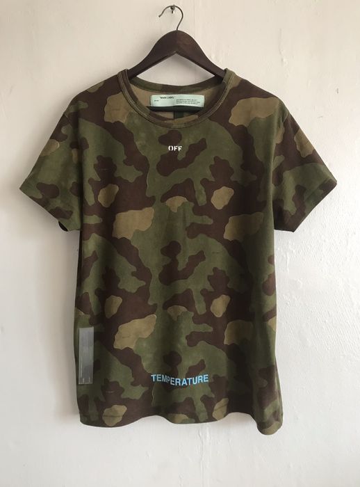 Off-White Camo Temperature T-Shirt