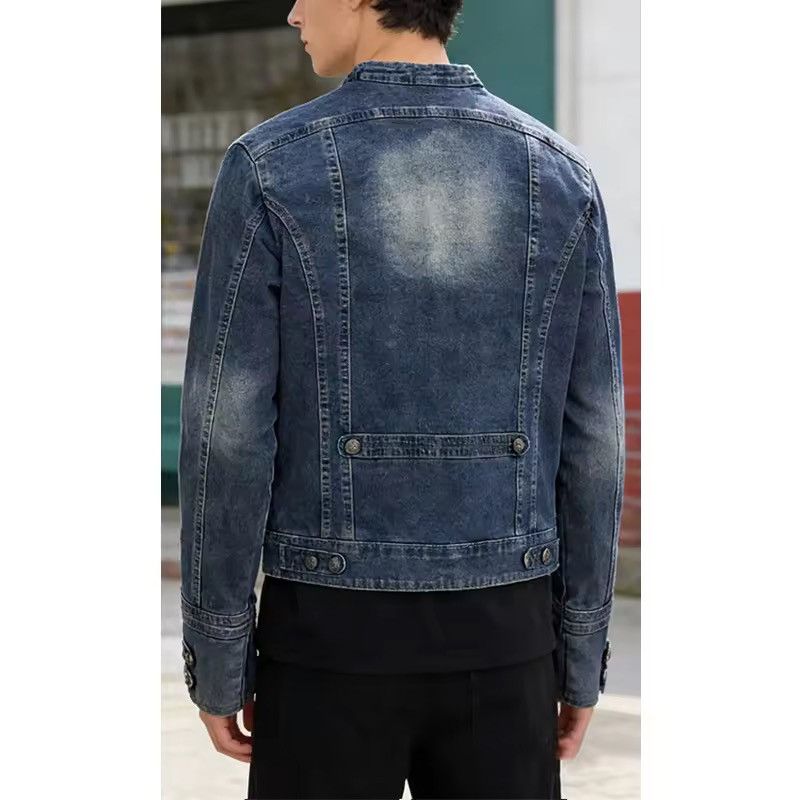 Japanese Brand Distressed Military Cadet Denim Jacket Size US M / EU 48-50 / 2 - 2 Thumbnail