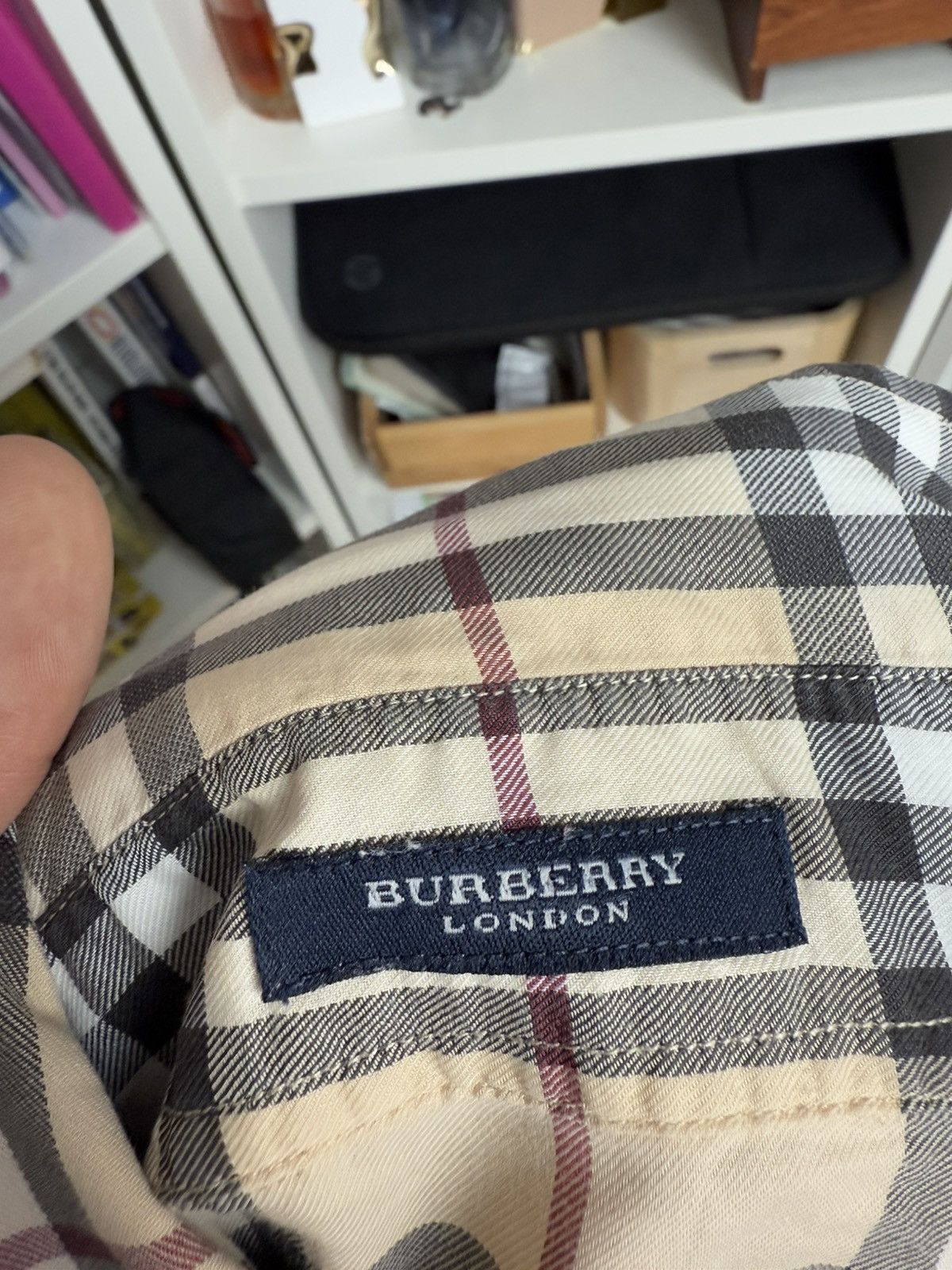 Burberry × Designer × Vintage Burberry Nova check cotton shirt S old money designer tartan Size S / US 4 / IT 40 - 4 Thumbnail
