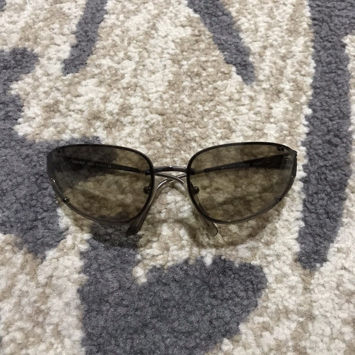 image of Versace Sunglasses Mod 2015 1003/13 in Silver, Men's