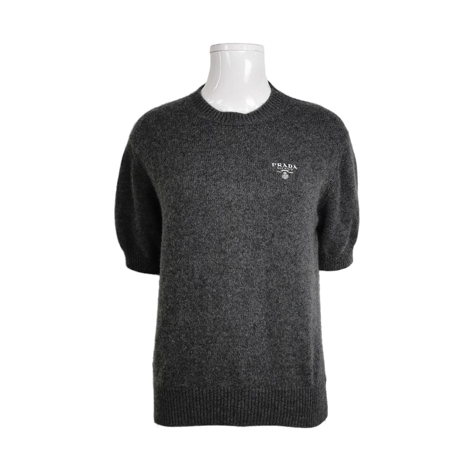 Prada Prada Cashmere Logo Crewneck Sweater Size 38 Size XS / US 0-2 / IT 36-38 - 1 Thumbnail