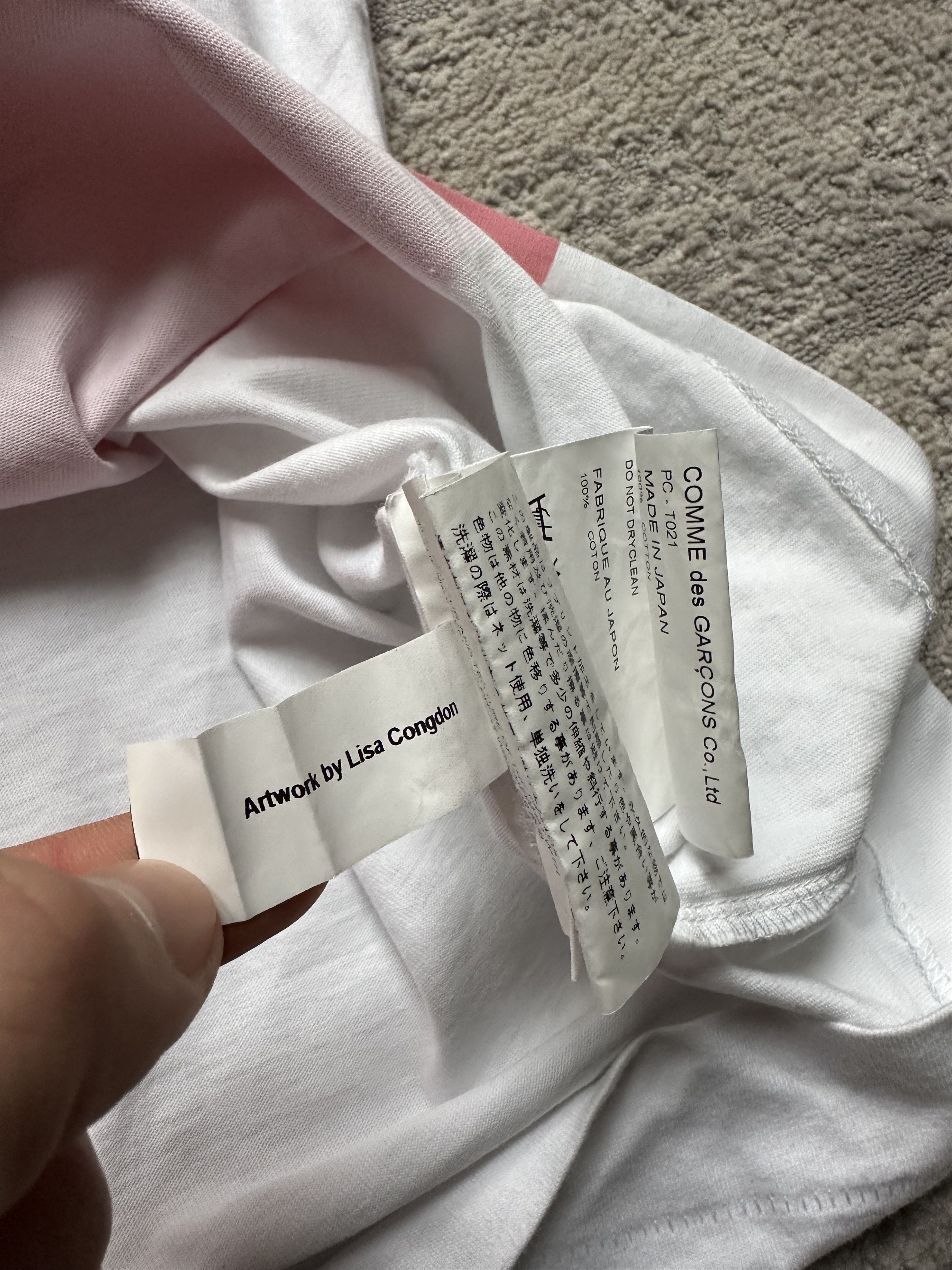 Comme des Garcons Homme Plus Comme des Garcons Homme Plus art Lisa Congdon t shirt Size US M / EU 48-50 / 2 - 7 Thumbnail