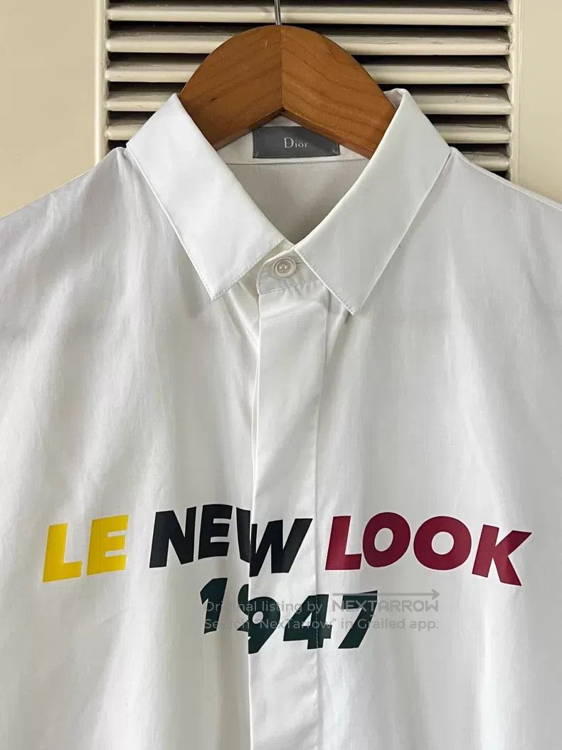 Dior Dior Size 37 1947 letter printed long-sleeved shirt Size US XXS / EU 40 - 3 Thumbnail