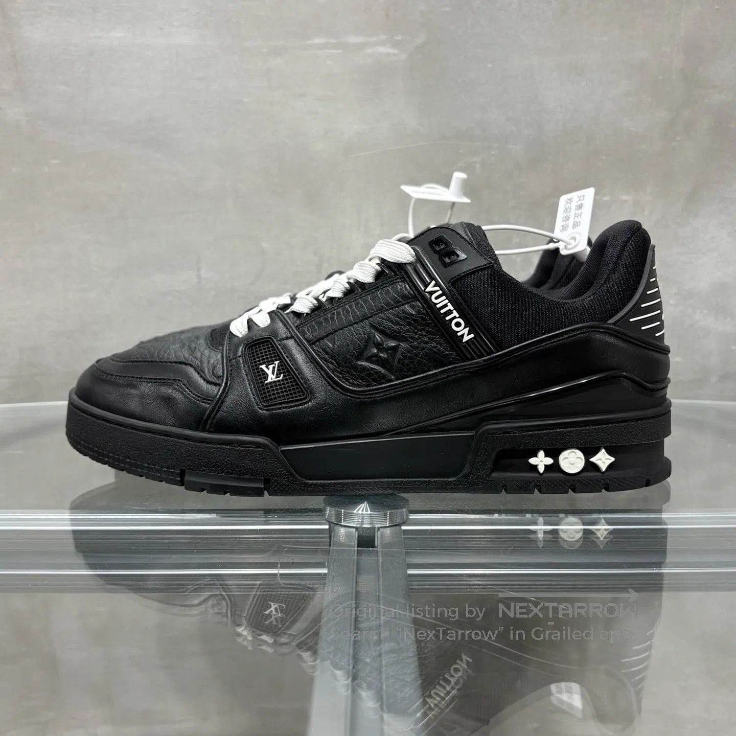 Louis Vuitton Louis Vuitton Trainer Black Art Gallery shoes Size US 8.5 / EU 41-42 - 3 Thumbnail