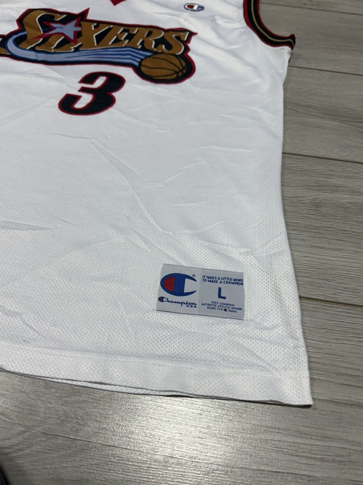 Champion Allen Iverson jersey Philadelphia vtg Sixers 76ers champion Size US L / EU 52-54 / 3 - 3 Thumbnail
