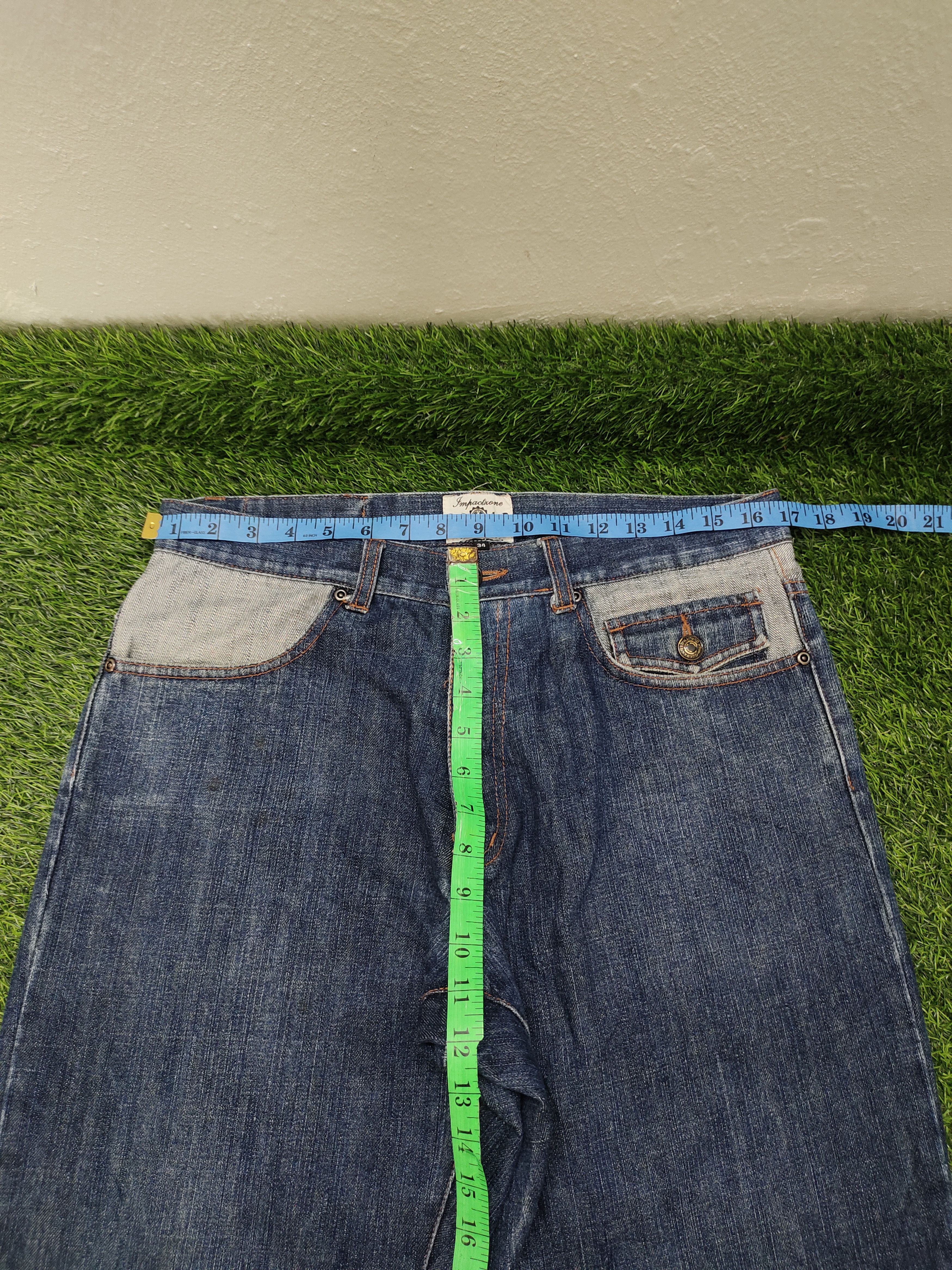 Hysteric Glamour Vintage Y2k Impactxone Japan Tribal Paisley Pocket Jeans Size US 33 - 16 Thumbnail