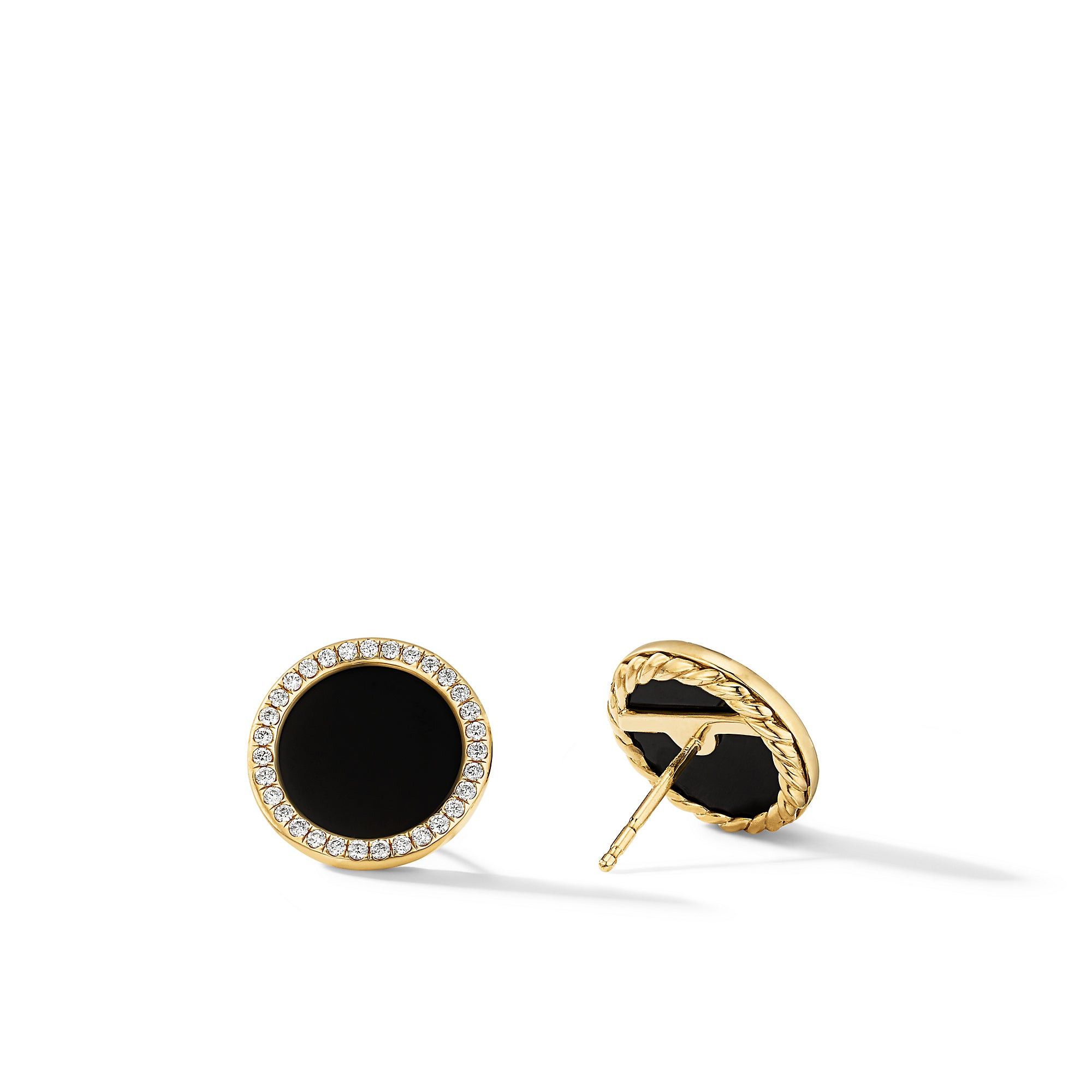 David Yurman o1w1db10526 E17010D/Size 6/Stud Earrings in Golden/Black Size ONE SIZE - 2 Thumbnail