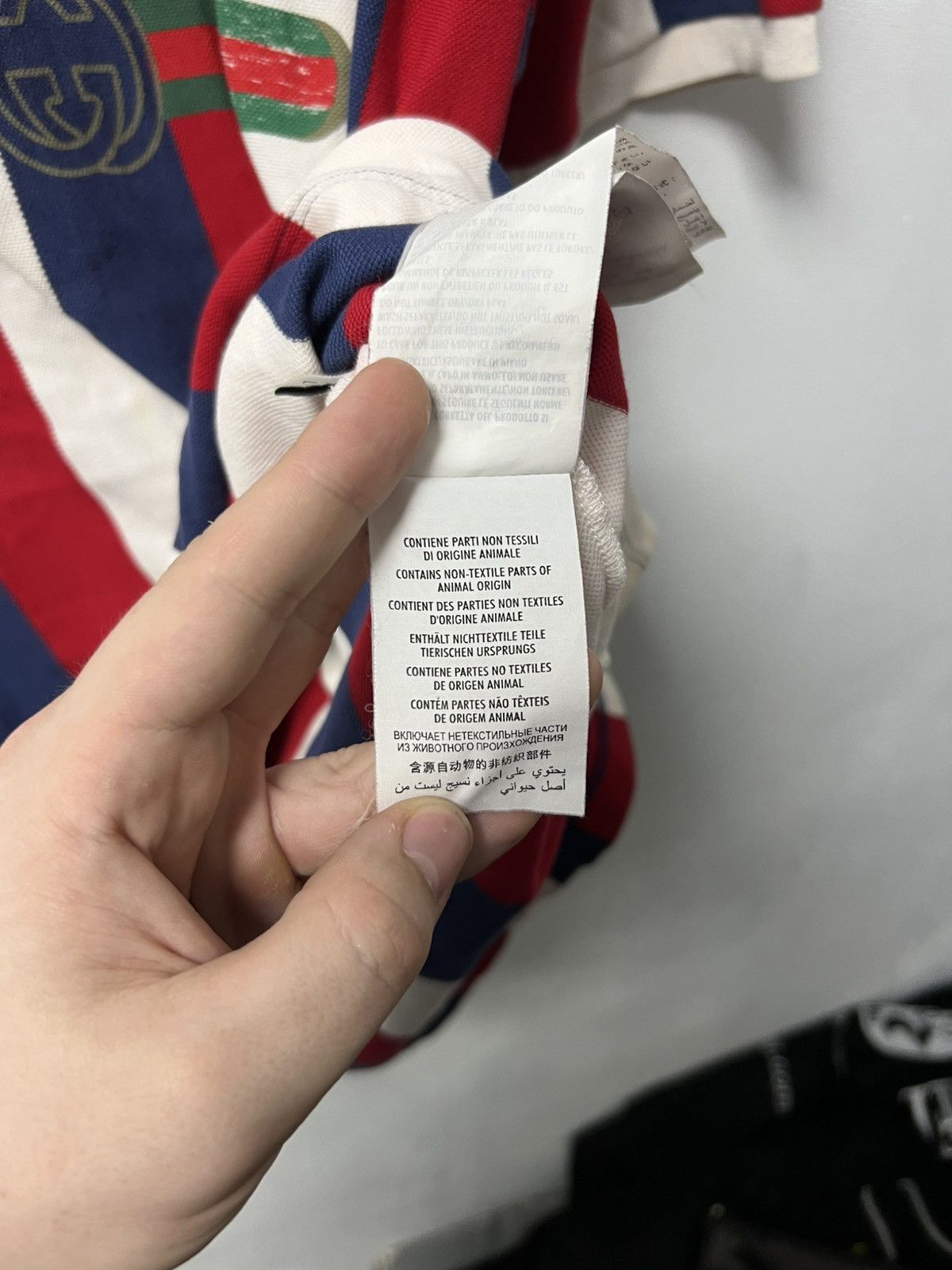 Gucci Gucci Polo T-Shirt Big Logo Size US L / EU 52-54 / 3 - 14 Thumbnail