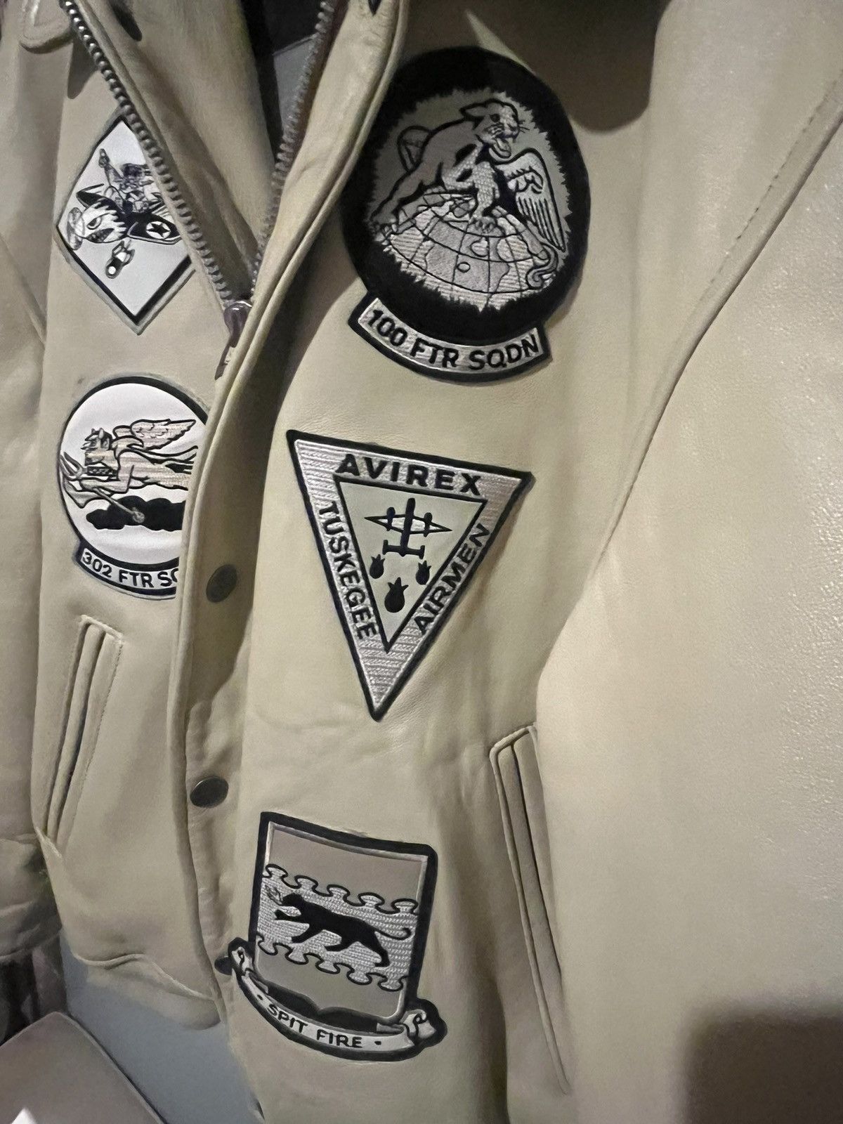 Avirex Avirex Vintage Leather Jacket Size US XXL / EU 58 / 5 - 4 Thumbnail