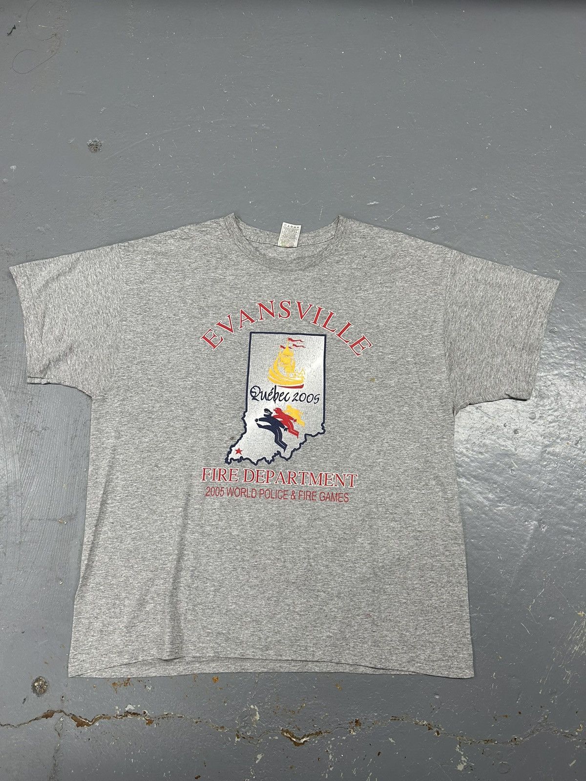 Vintage Vintage Y2K Essential Canada Police and Fire Games Tee Shirt Size US XL / EU 56 / 4 - 1 Thumbnail