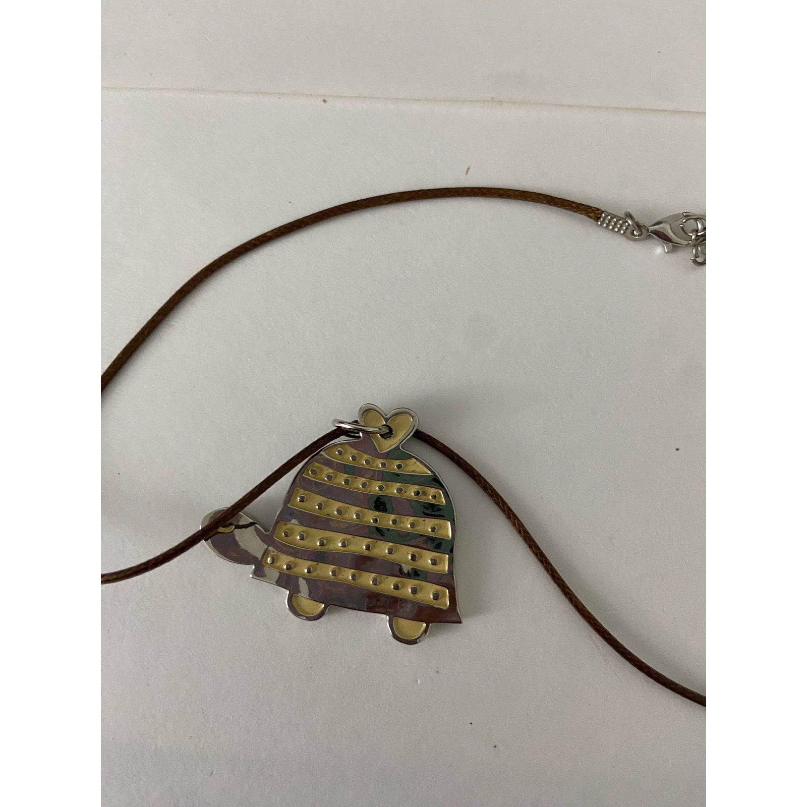 Handmade turtle pendant necklace Size ONE SIZE - 4 Thumbnail