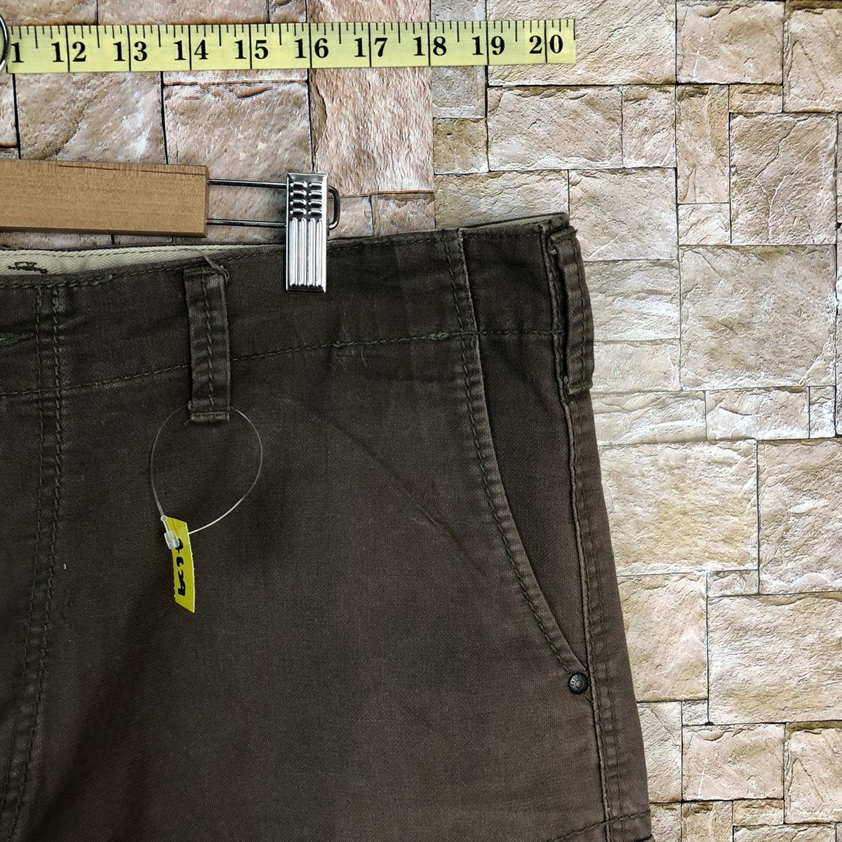 Japanese Brand Even River Brown Cargo Multipocket Pants #A629 Size US 37 - 8 Thumbnail
