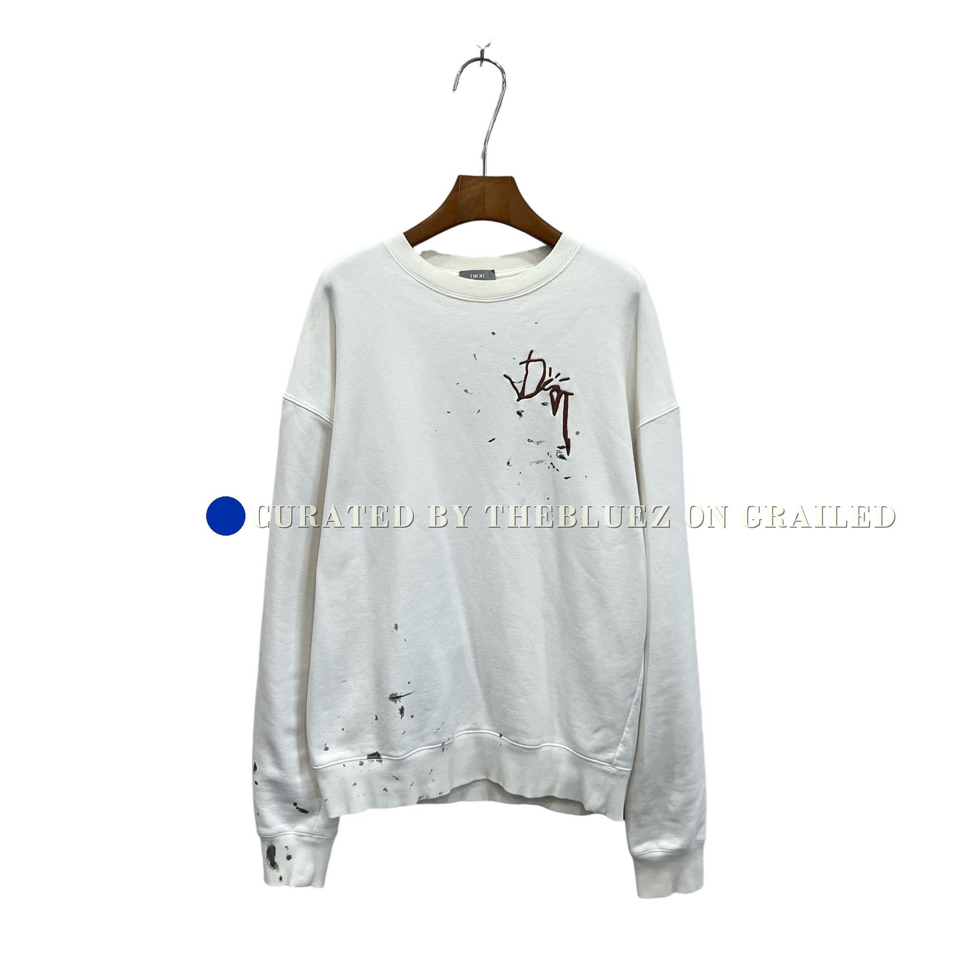 Dior Dior Travis Scott Crewneck Splatter Sweatshirt Size US XS / EU 42 / 0 - 1 Thumbnail