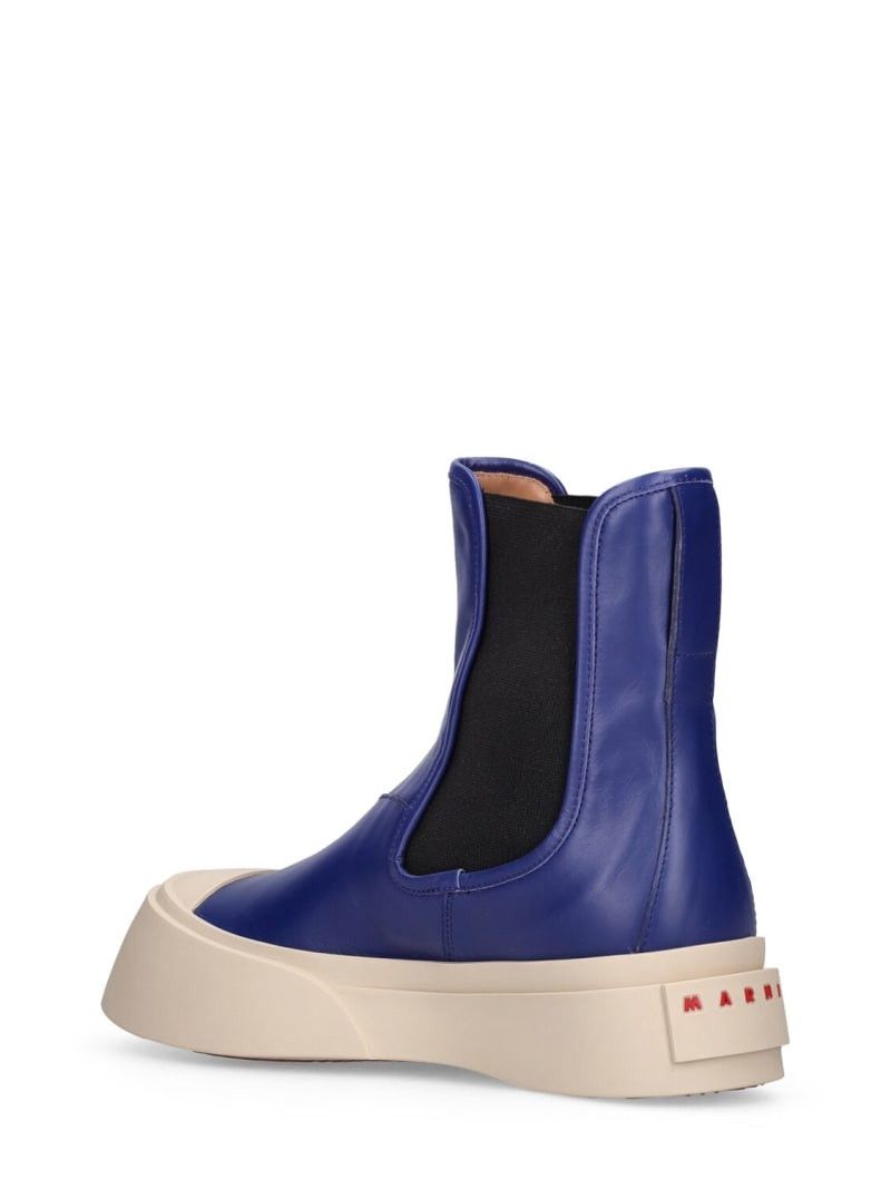 Marni o1f1d3z0525 Pablo Chelsea Boots in Blue/Sea Salt Size US 11 / IT 41 - 4 Thumbnail