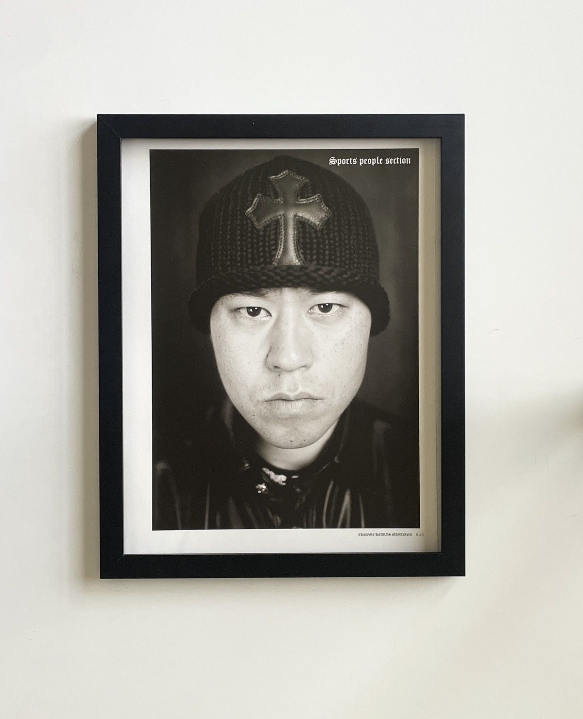 Chrome Hearts × Vintage Chrome Hearts black/white photo Poster framed 9x11 Size ONE SIZE - 1 Thumbnail