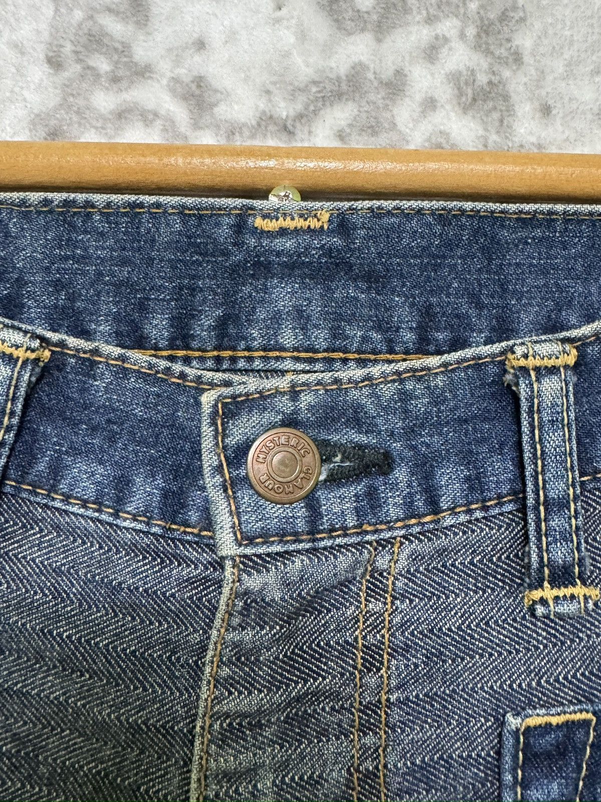 Hysteric Glamour Vintage 2000s Hysteric Glamour Flare “Hagi” Kinky Denim Size US 28 / EU 44 - 9 Thumbnail