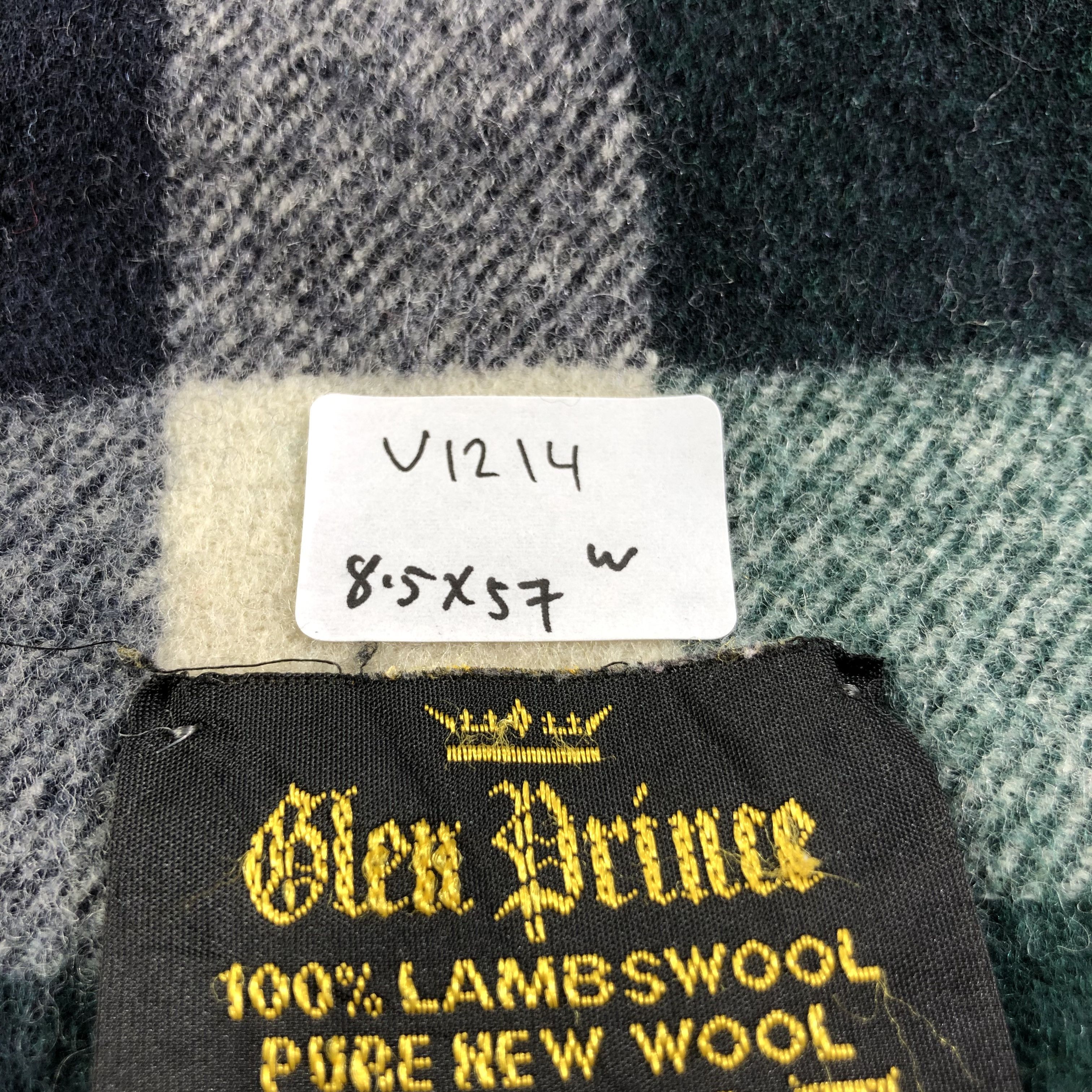 Vintage Glen Prince Tartan Scarf Muffler V1214 Size ONE SIZE - 7 Thumbnail