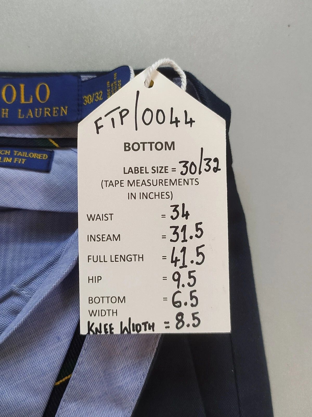 Polo Ralph Lauren Polo Ralph Lauren Stretch Slim Fit Chino Trouser FTP 0044 Size US 30 / EU 46 - 6 Thumbnail