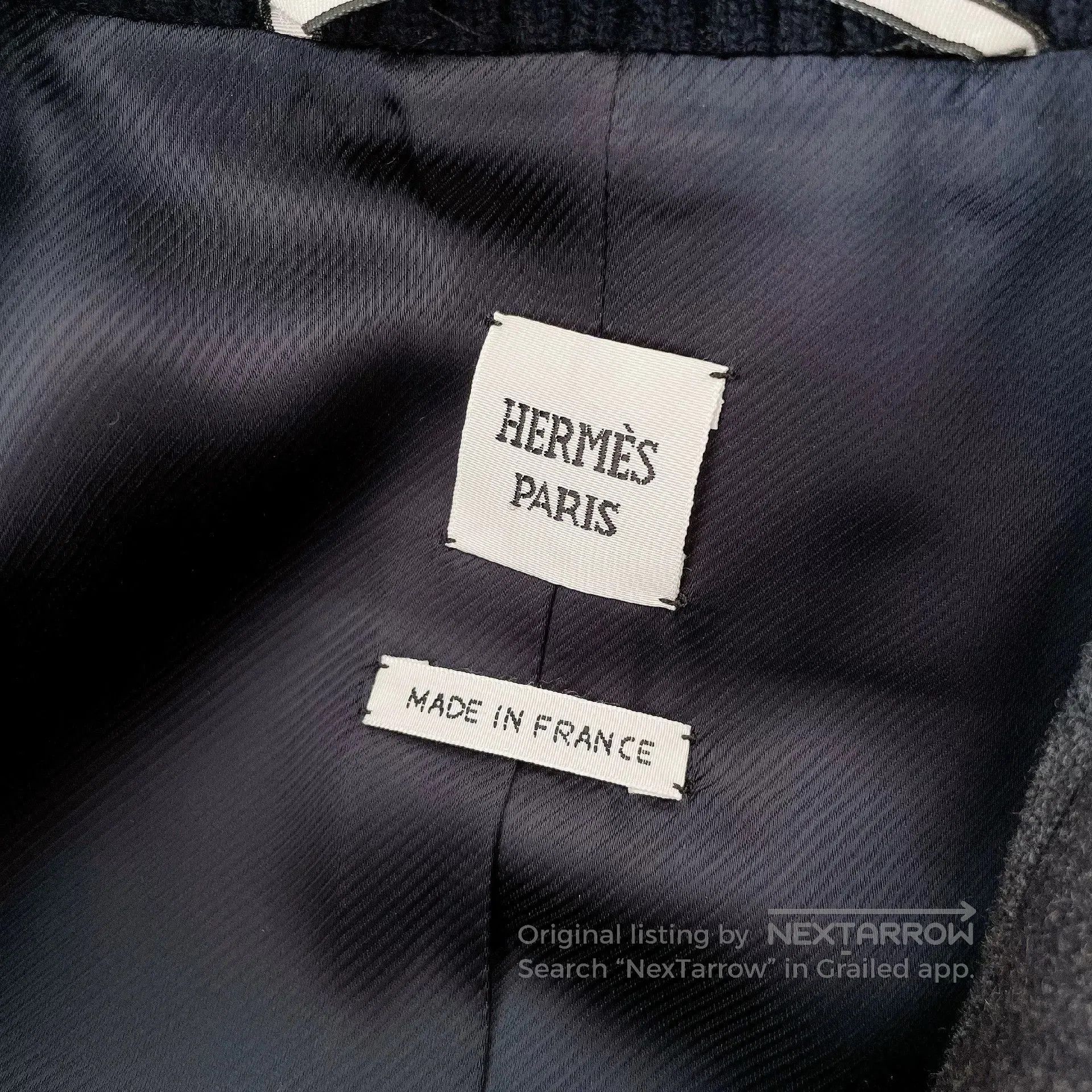 Hermes Hermes Cashmere Leather Trim Short Jacket. Size US XS / EU 42 / 0 - 7 Thumbnail