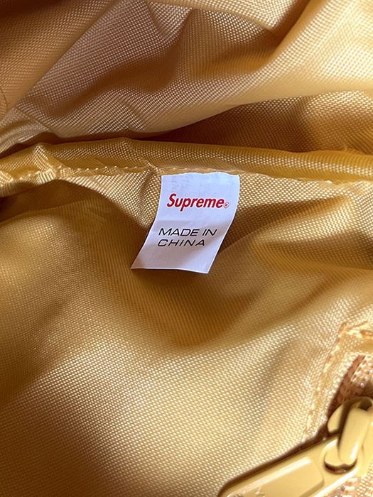 Supreme waist bag online ss20 gold