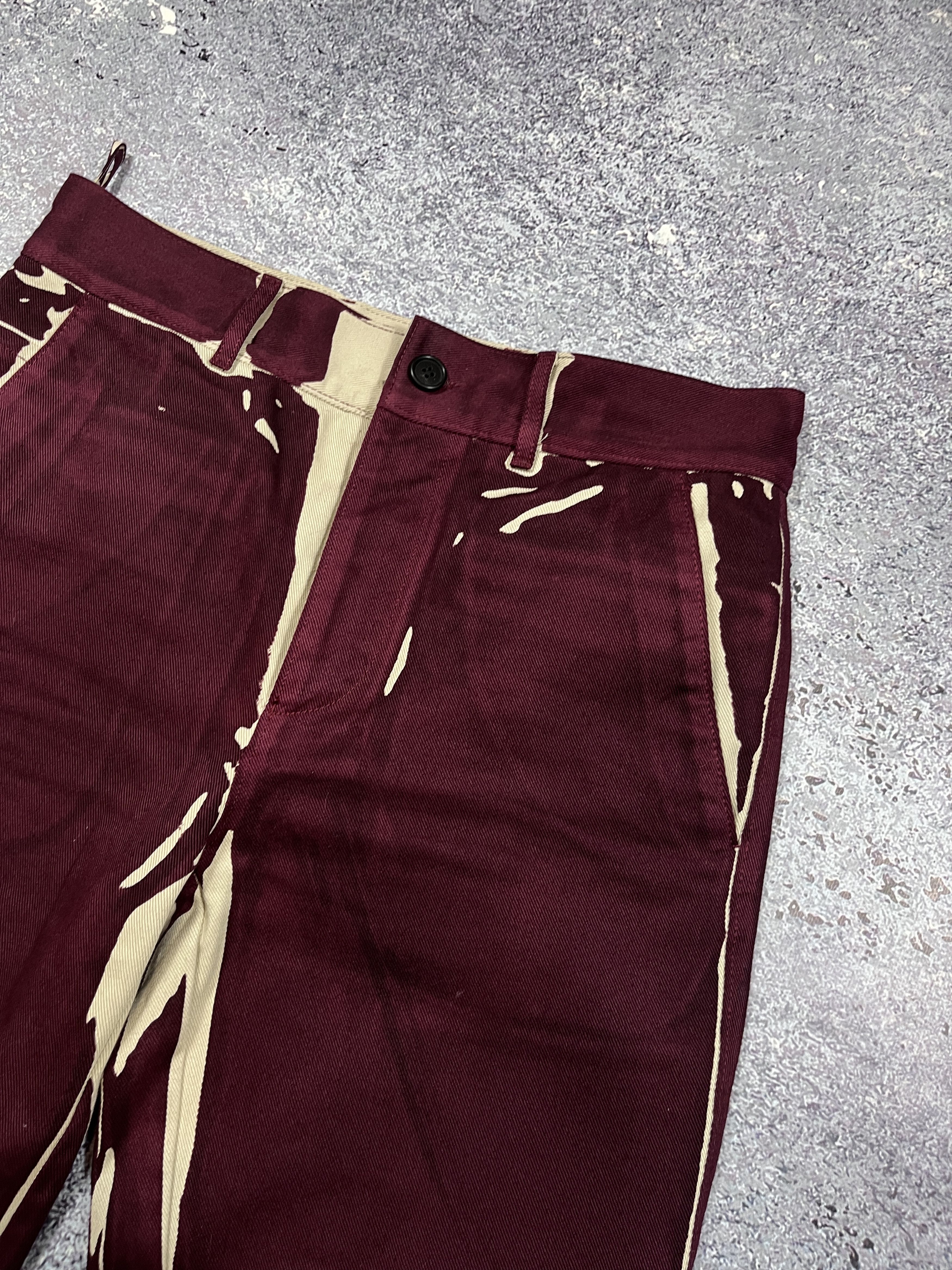 Prada Archive Prada Milano Denim Pants Jeans Red Wine Blood Unisex Size 29" - 5 Thumbnail