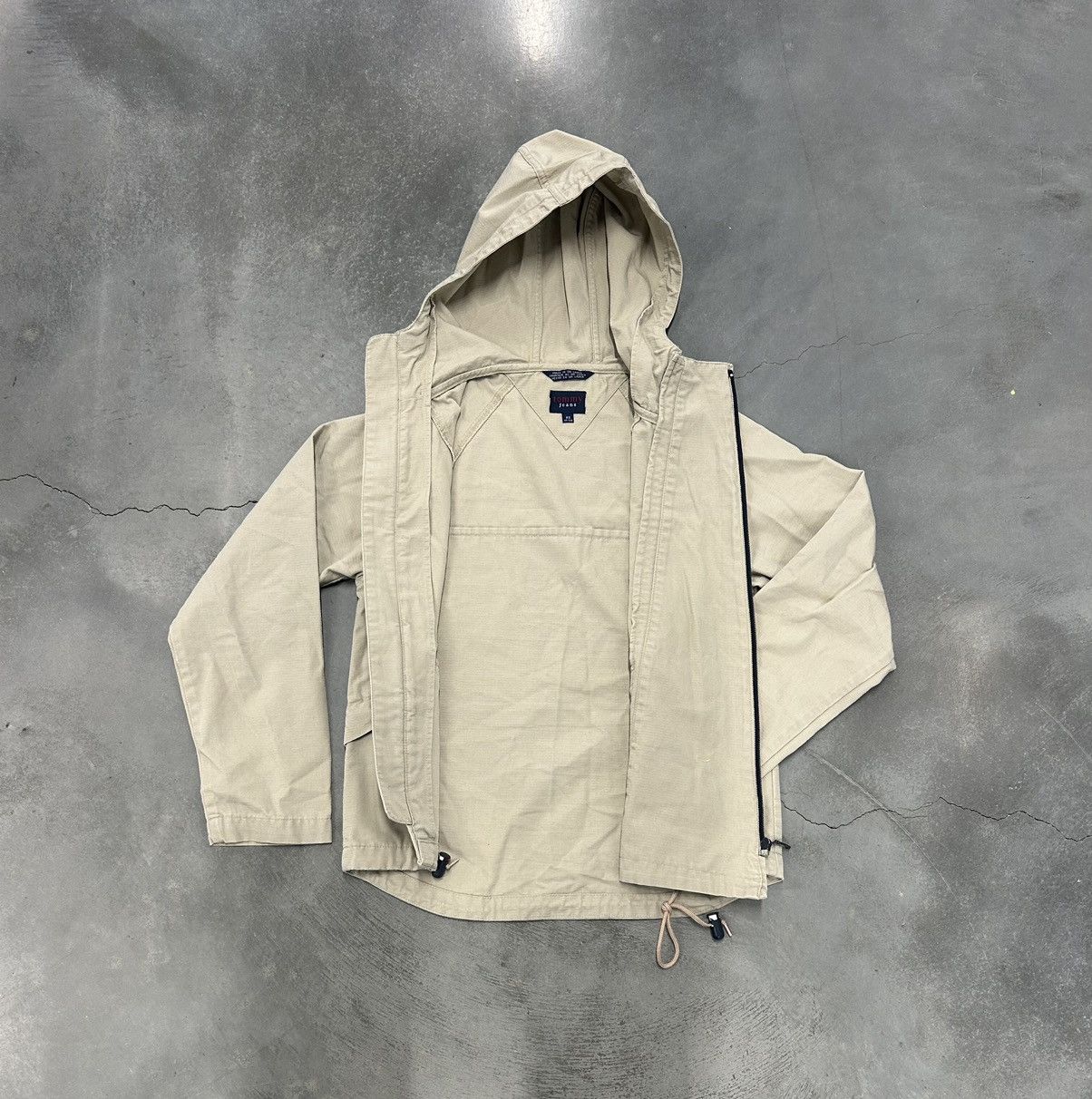 Tommy Hilfiger Tommy Hilfiger Cream lightweight nylon windbreaker jacket Size XS / US 0-2 / IT 36-38 - 2 Thumbnail