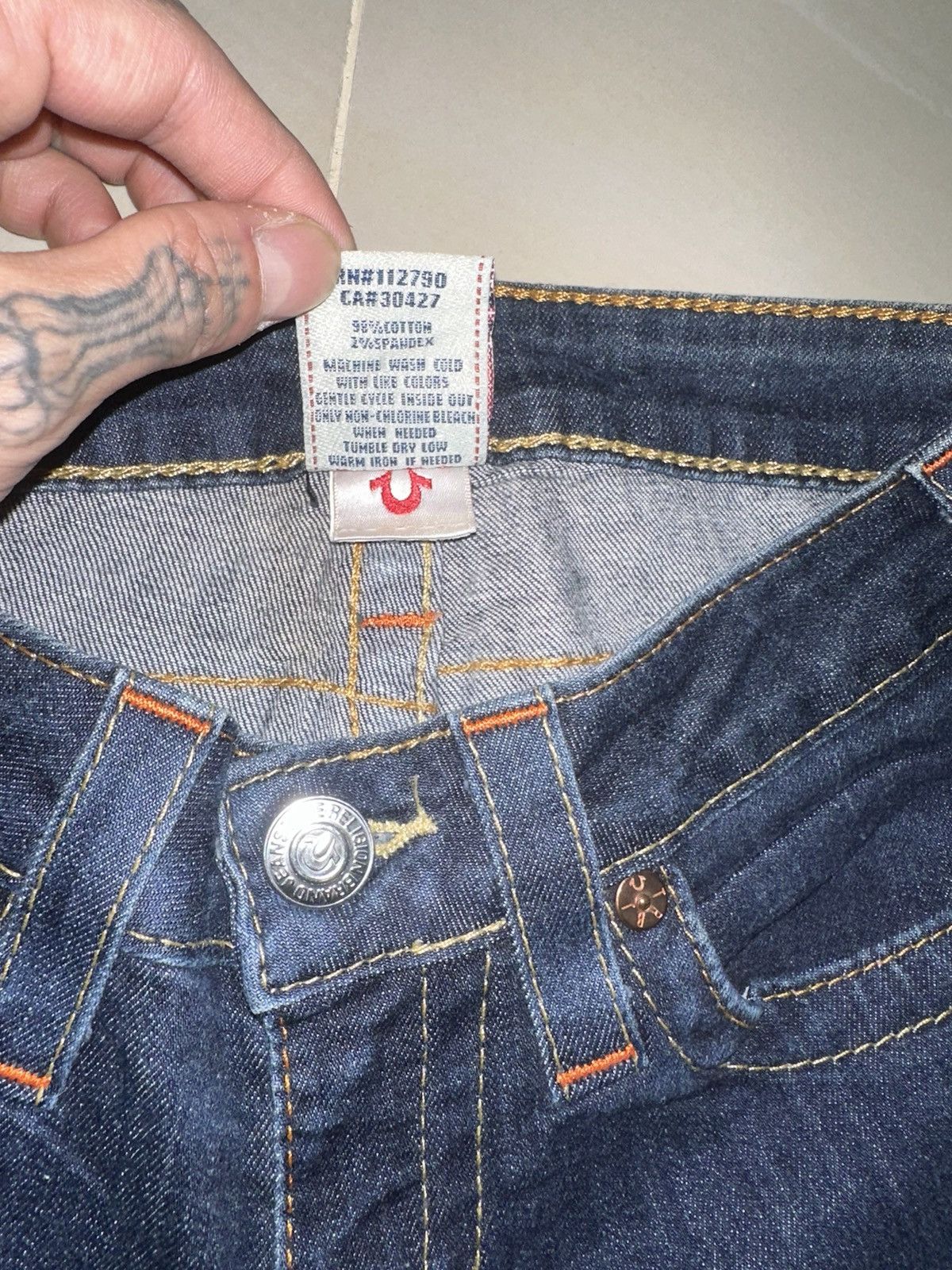 True Religion × Vintage True Religion jean Size 25" / US 0 / IT 36 - 5 Thumbnail