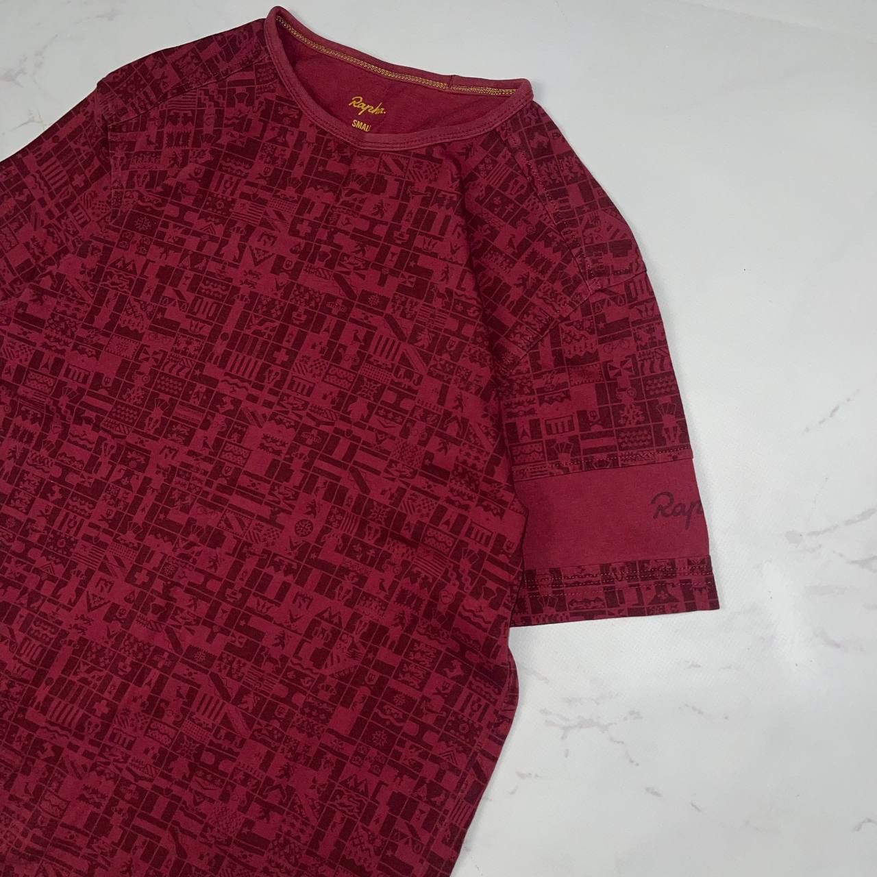 Rapha Rapha velo t-shirt size S Red Short Sleeve Mens Size US S / EU 44-46 / 1 - 3 Thumbnail