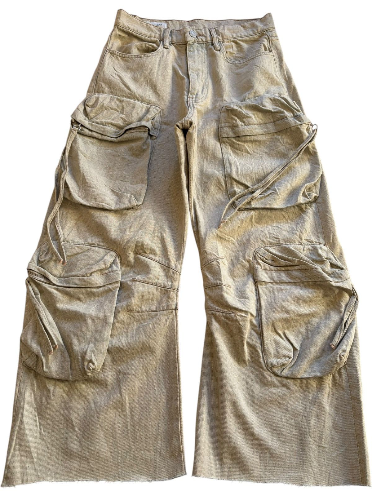 Zara Vintage Zara Multi Pocket Tactical Mud Wash Baggy Jeans Size US 28 / EU 44 - 1 Thumbnail