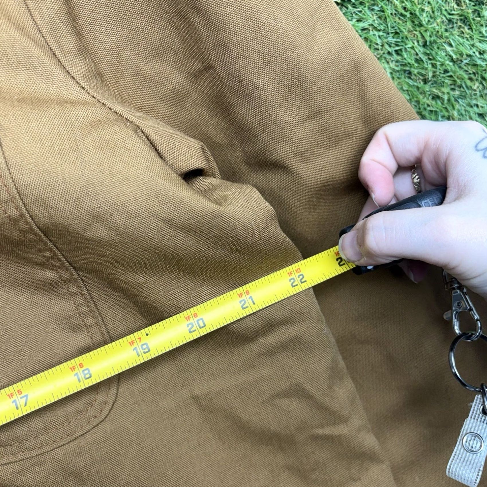 Wrangler VINTAGE Wrangler Jacket Chore USA Made Blanket Lined Mens 44 Brown Canvas Wool 1970s Workwear USA Mens Jacket Size US S / EU 44-46 / 1 - 4 Thumbnail