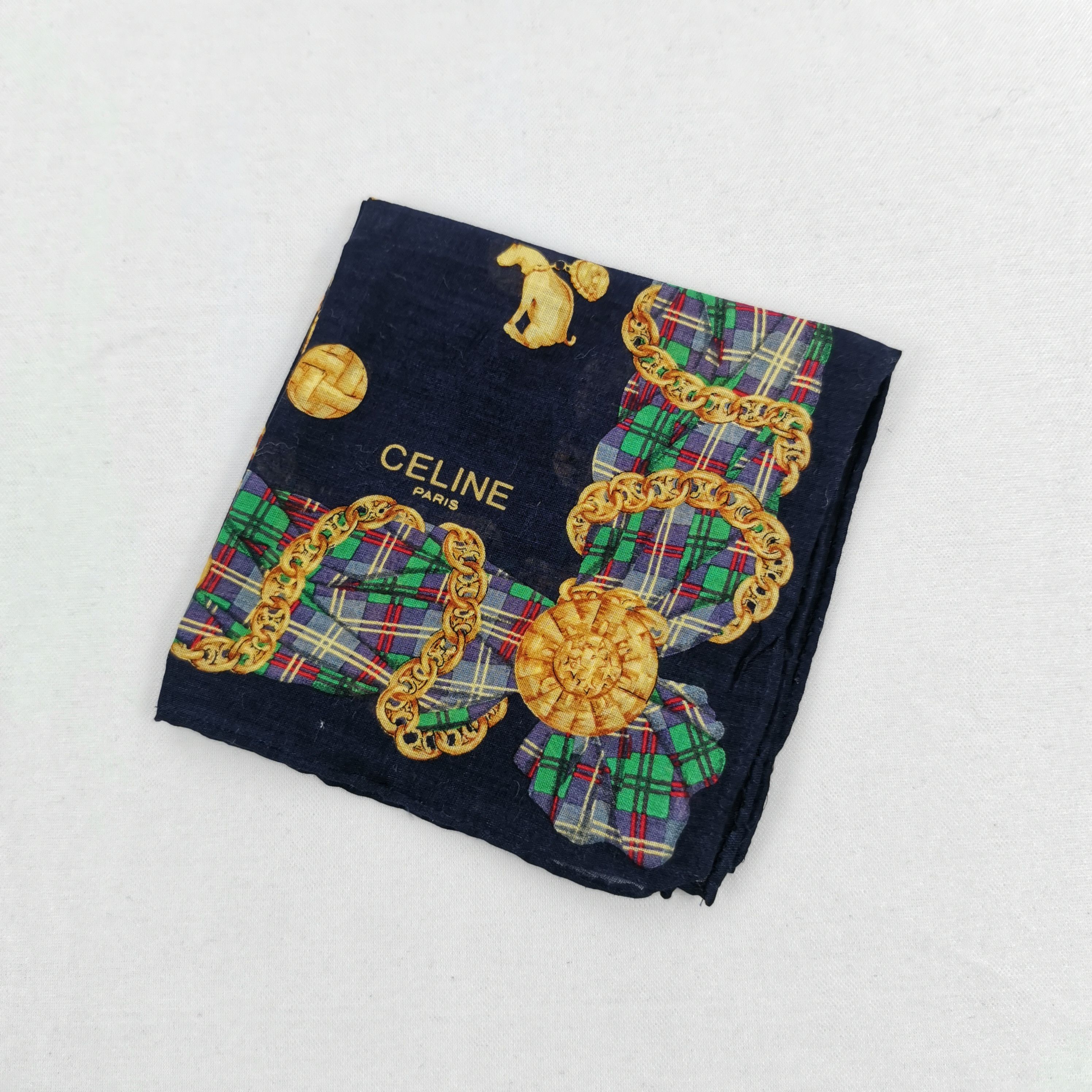 Celine Vintage CELINE Handkerchief Neckerchief Bandana Size ONE SIZE - 3 Thumbnail