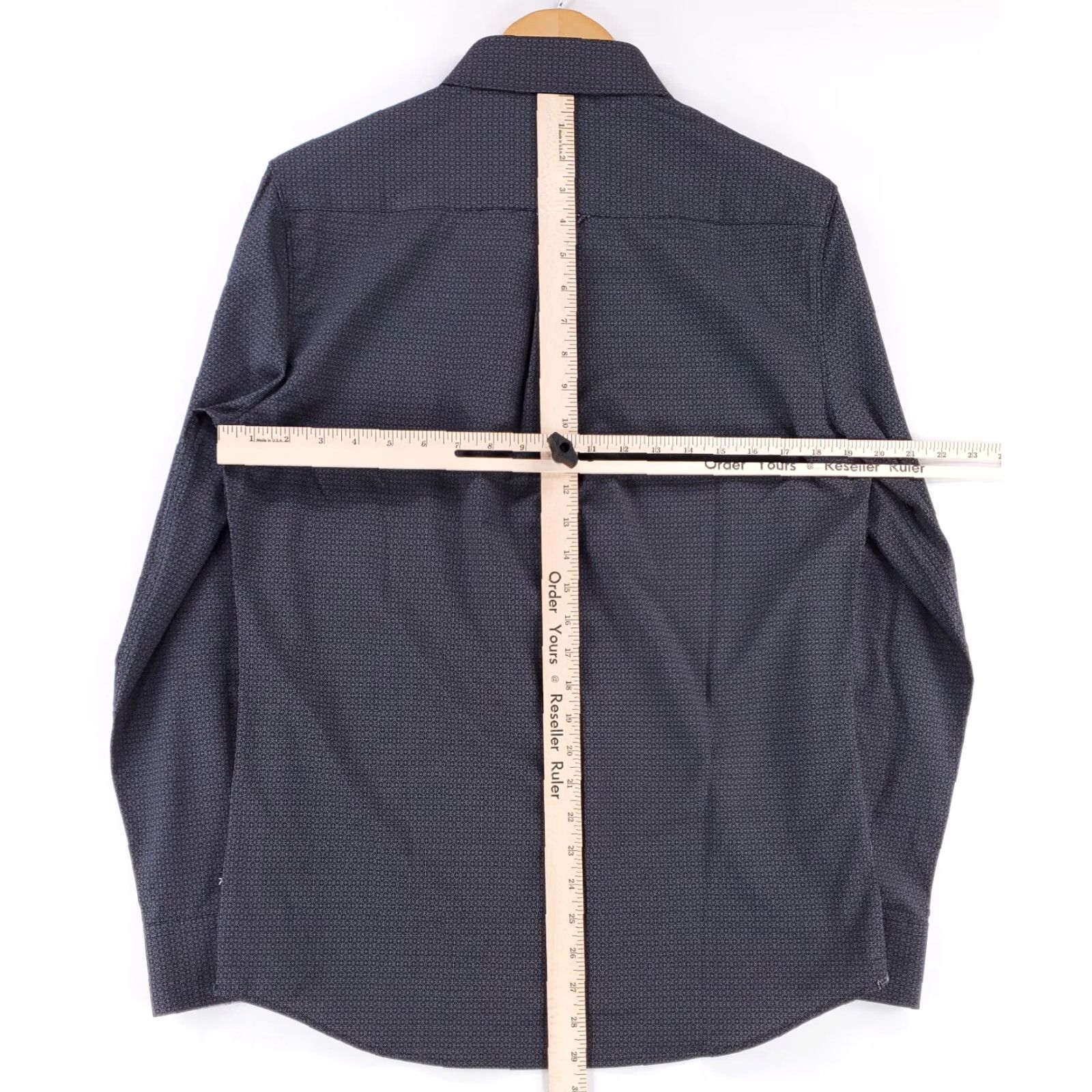 Vintage 7 Diamonds Button-Up Shirt Gray Patterned Mens S 4 Way Stretch Long Sleeve Regular Mens Shirt S Grau Patterned Size US S / EU 44-46 / 1 - 7 Thumbnail