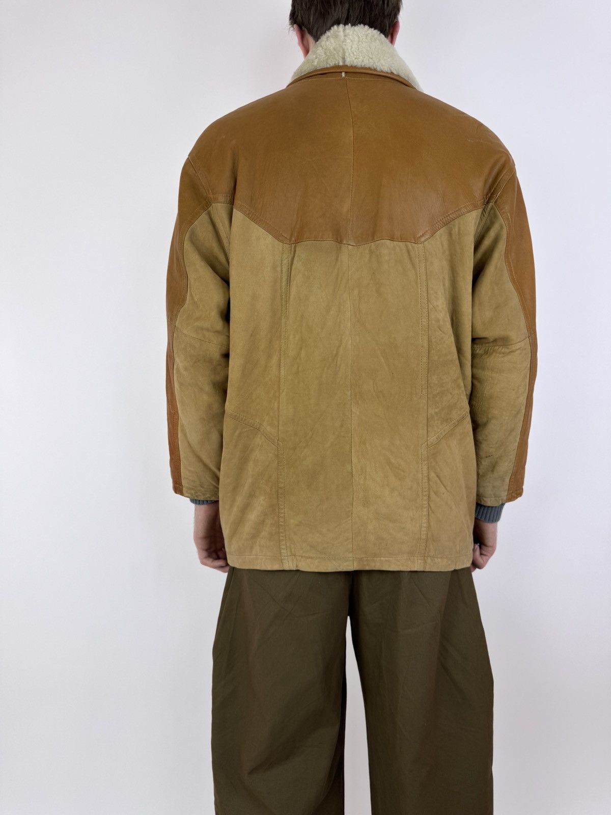 Vintage Latif Sheepskin Leather Jacket Vintage Mens Size US M / EU 48-50 / 2 - 6 Thumbnail