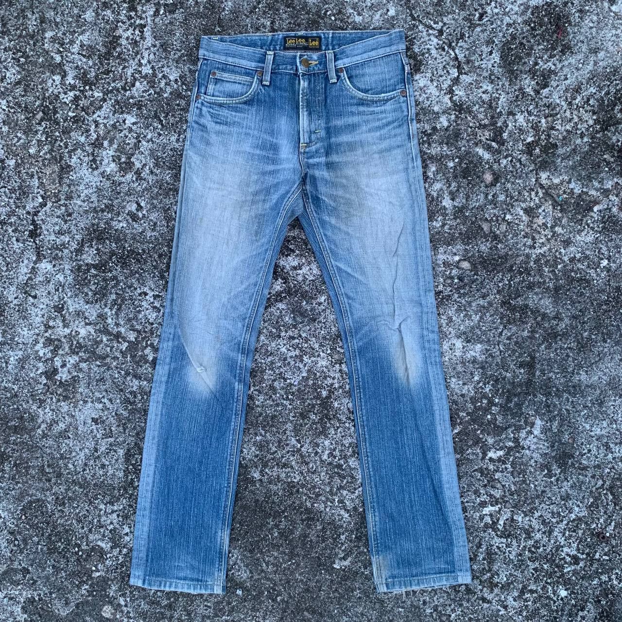 Lee Lee Riders Jeans Light Blue Wash Denim Union Made Size US 29 - 1 Thumbnail