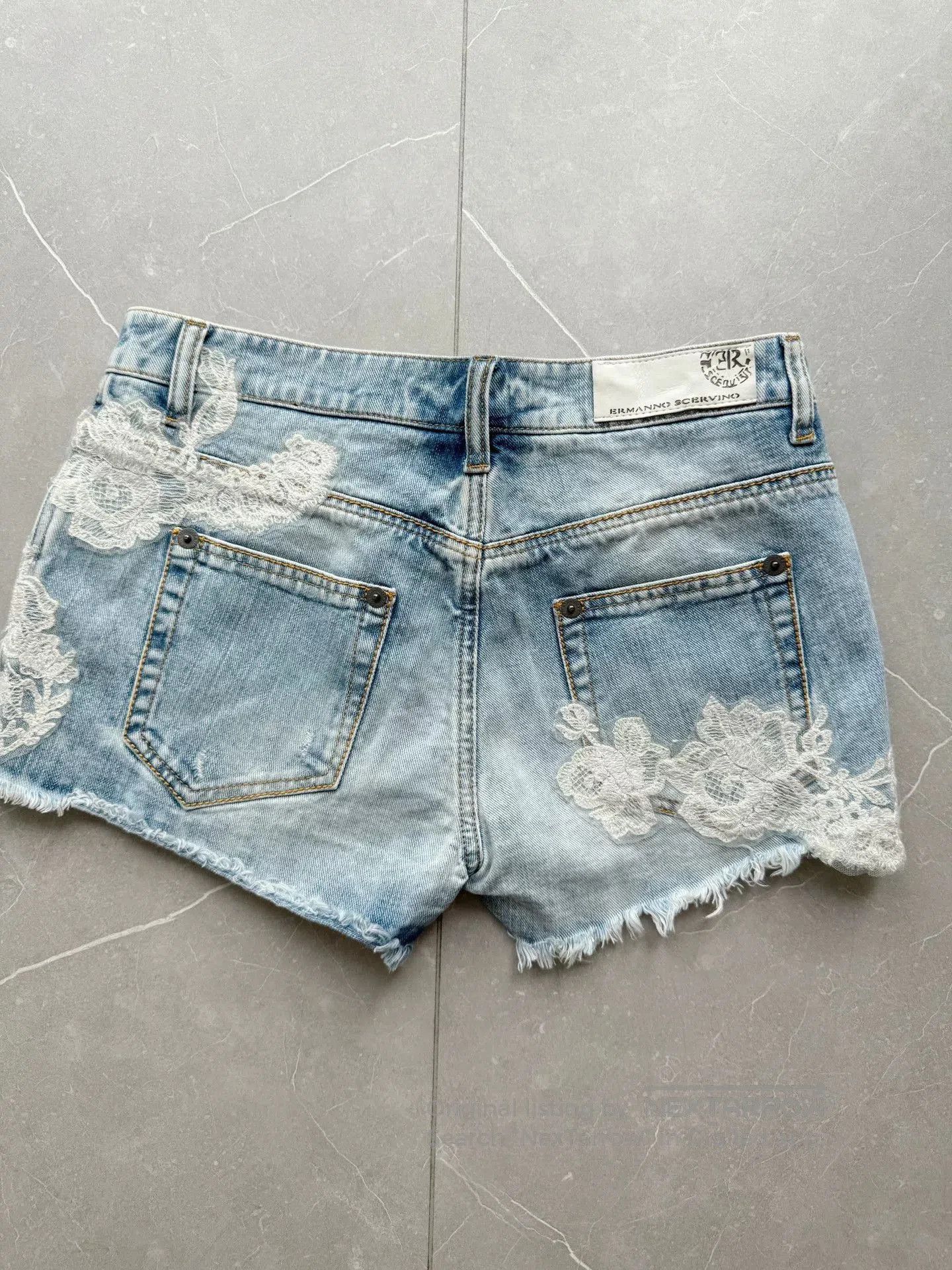 Ermanno Scervino Ermanno Scervino Denim Shorts. Size 37" - 2 Thumbnail