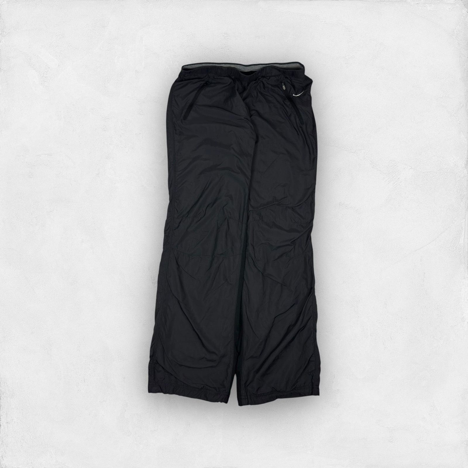 Nike × Vintage Nike Black Zipper Pockets Straight Leg Ski Pants S Size US 32 / EU 48 - 1 Thumbnail